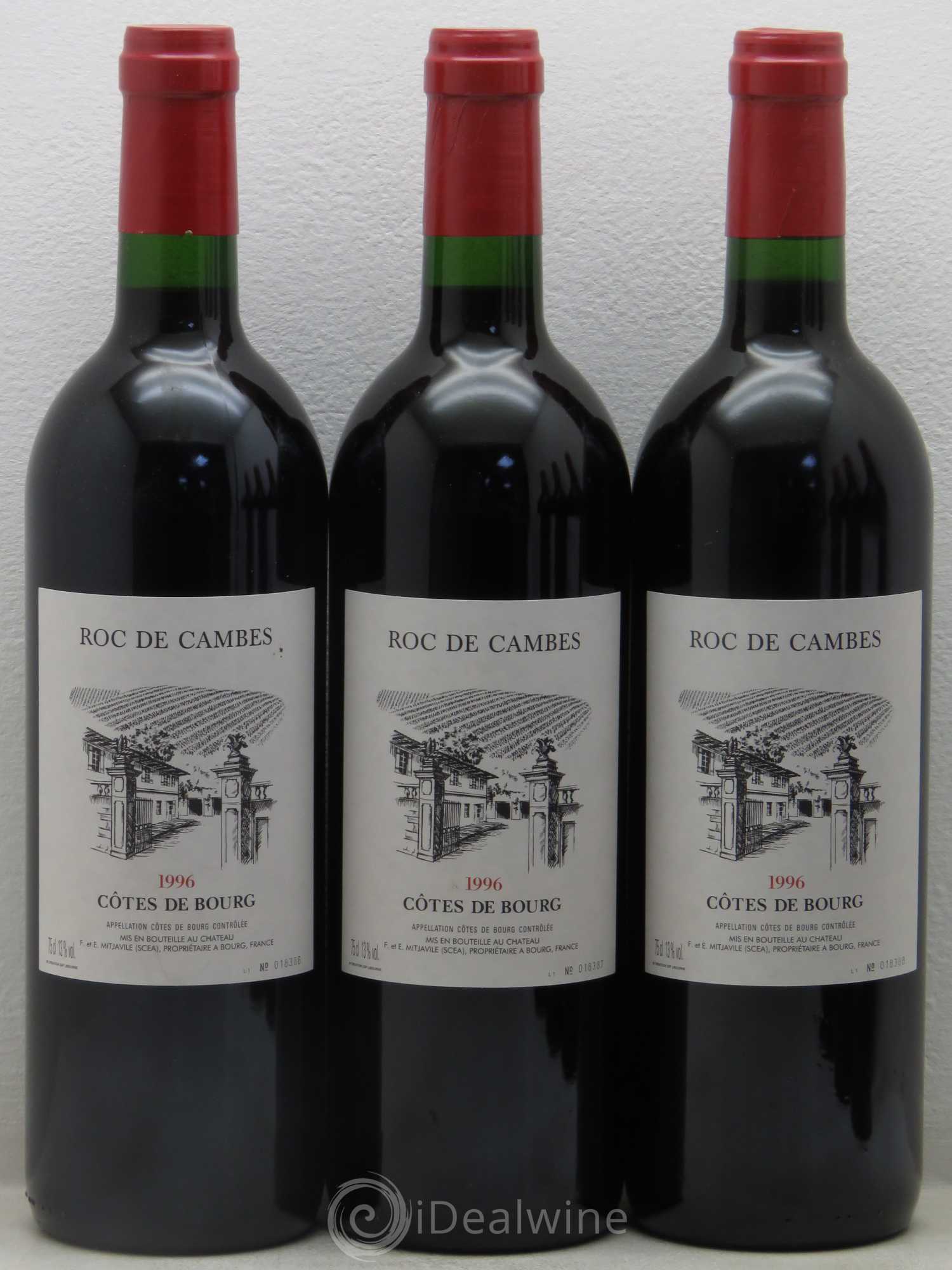 Roc de Cambes 1996 - Lot of 6 bottles - 2