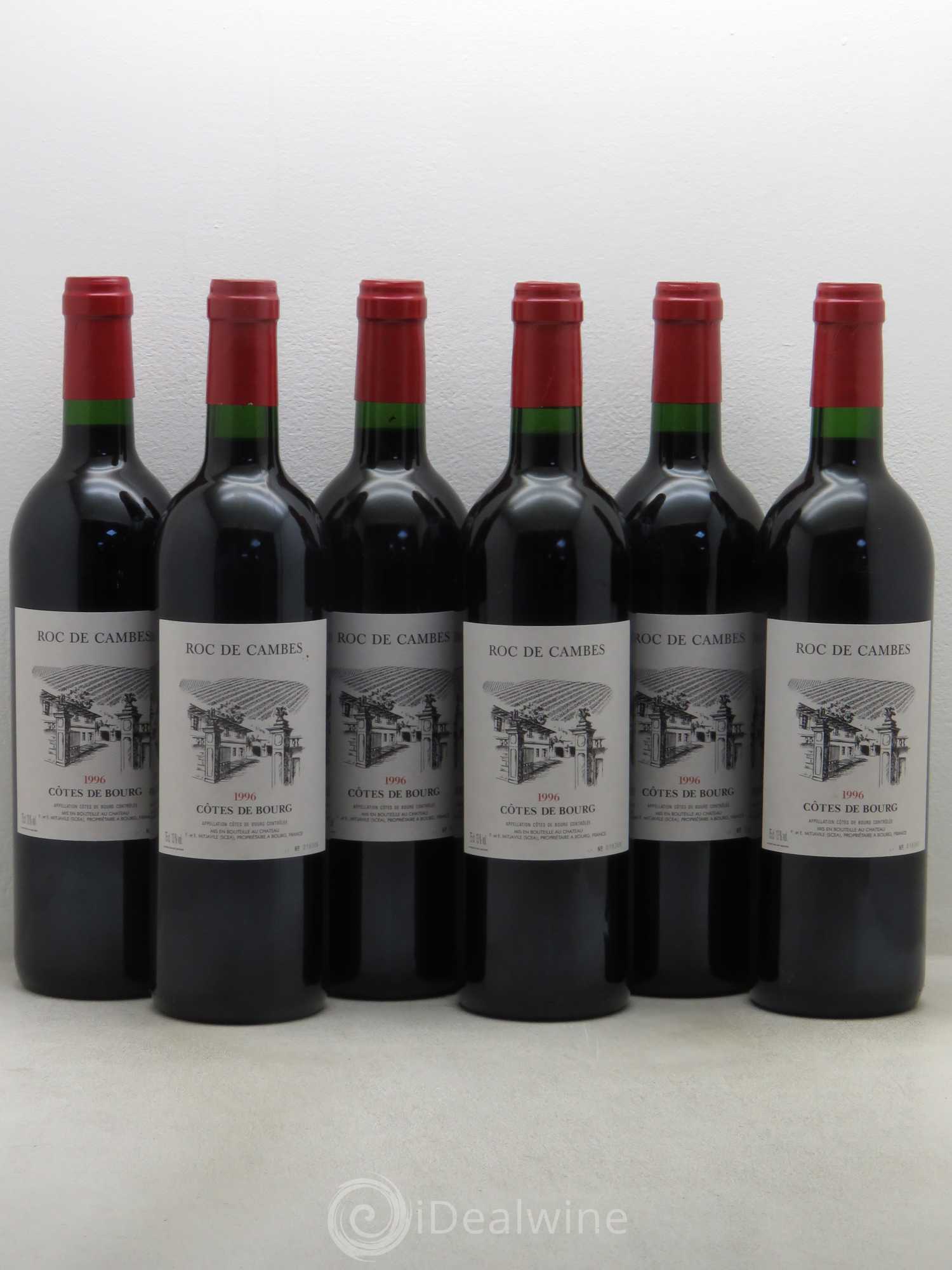Roc de Cambes 1996 - Lot of 6 bottles - 0