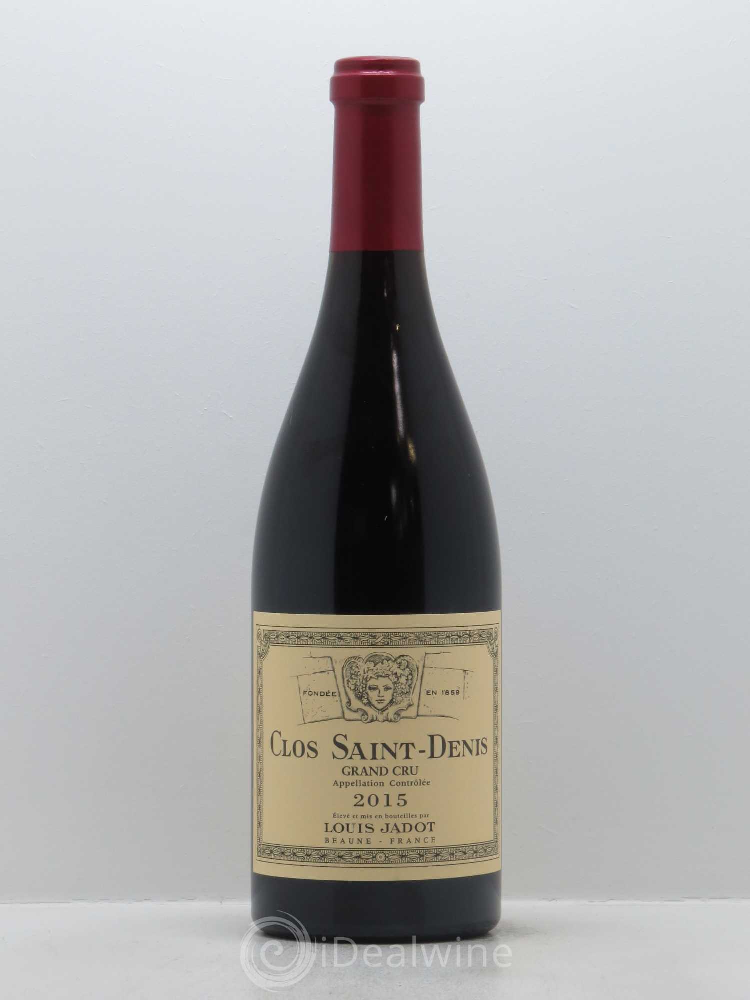 Clos Saint-Denis Grand Cru Maison Louis Jadot 2015 - Lot de 1 bouteille - 0