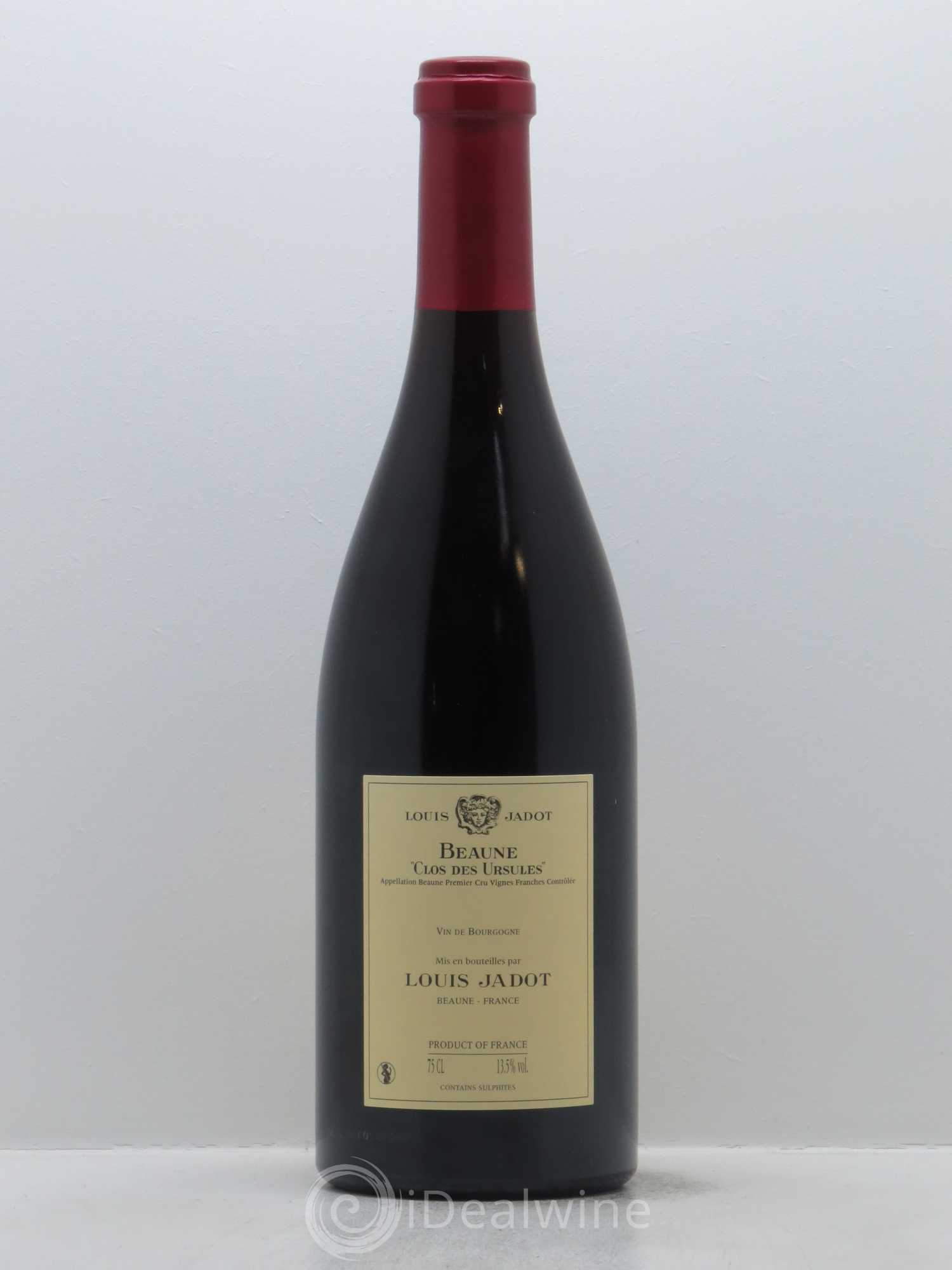 Beaune 1er Cru Clos des Ursules Monopole Héritiers Louis Jadot (Domaine des) - Louis Jadot 2015 - Lot de 1 bouteille - 1