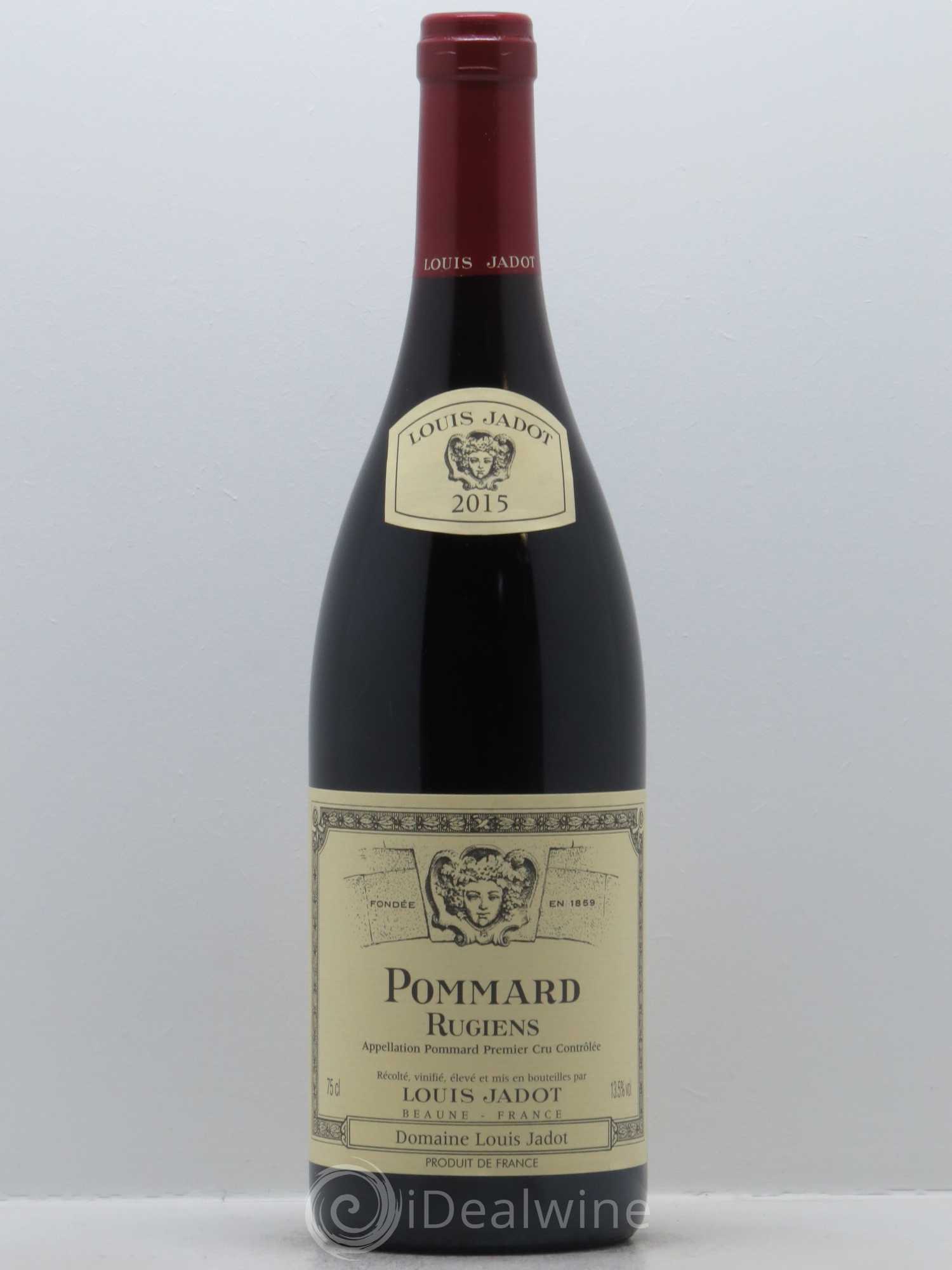 Pommard 1er Cru Les Rugiens Maison Louis Jadot 2015 - Lot de 1 bouteille - 0