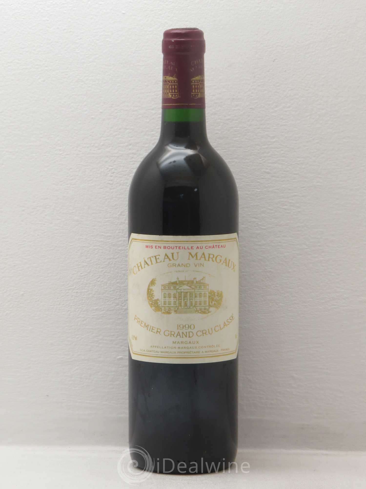 Château Margaux 1er Grand Cru Classé 1990 - Lot de 1 bouteille - 0