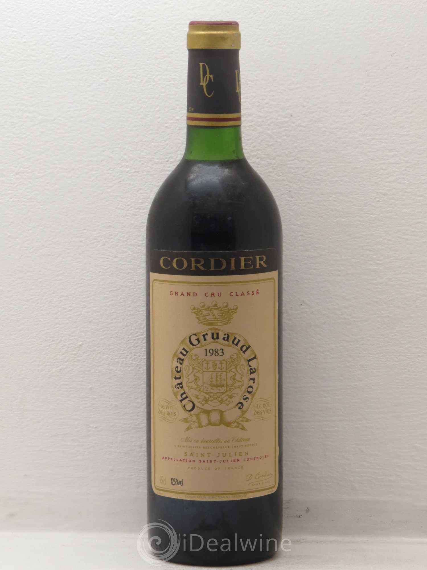 Château Gruaud Larose 2ème Grand Cru Classé 1983 - Lot de 1 bouteille - 0