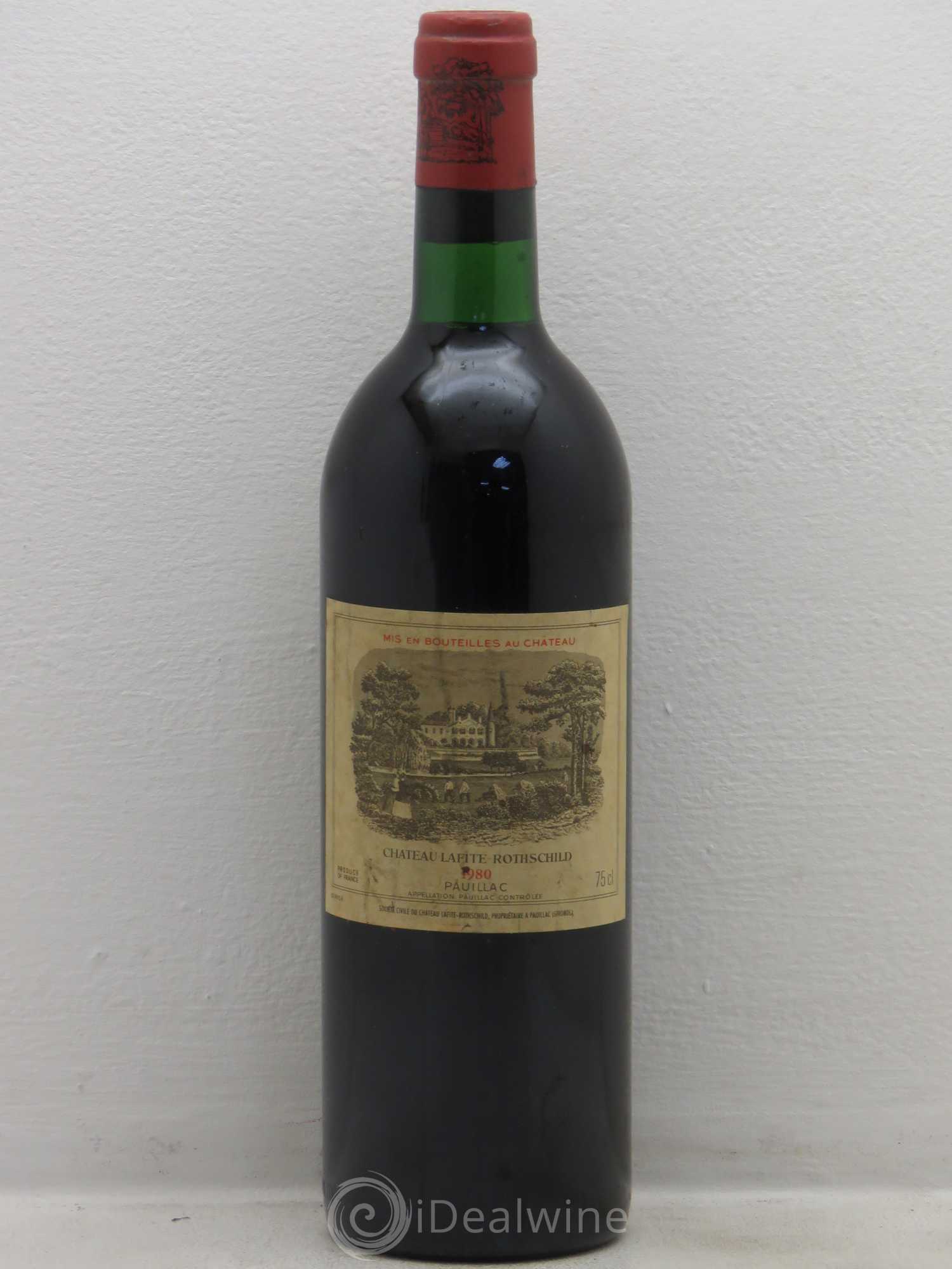Château Lafite Rothschild 1er Grand Cru Classé 1980 - Lot de 1 bouteille - 0