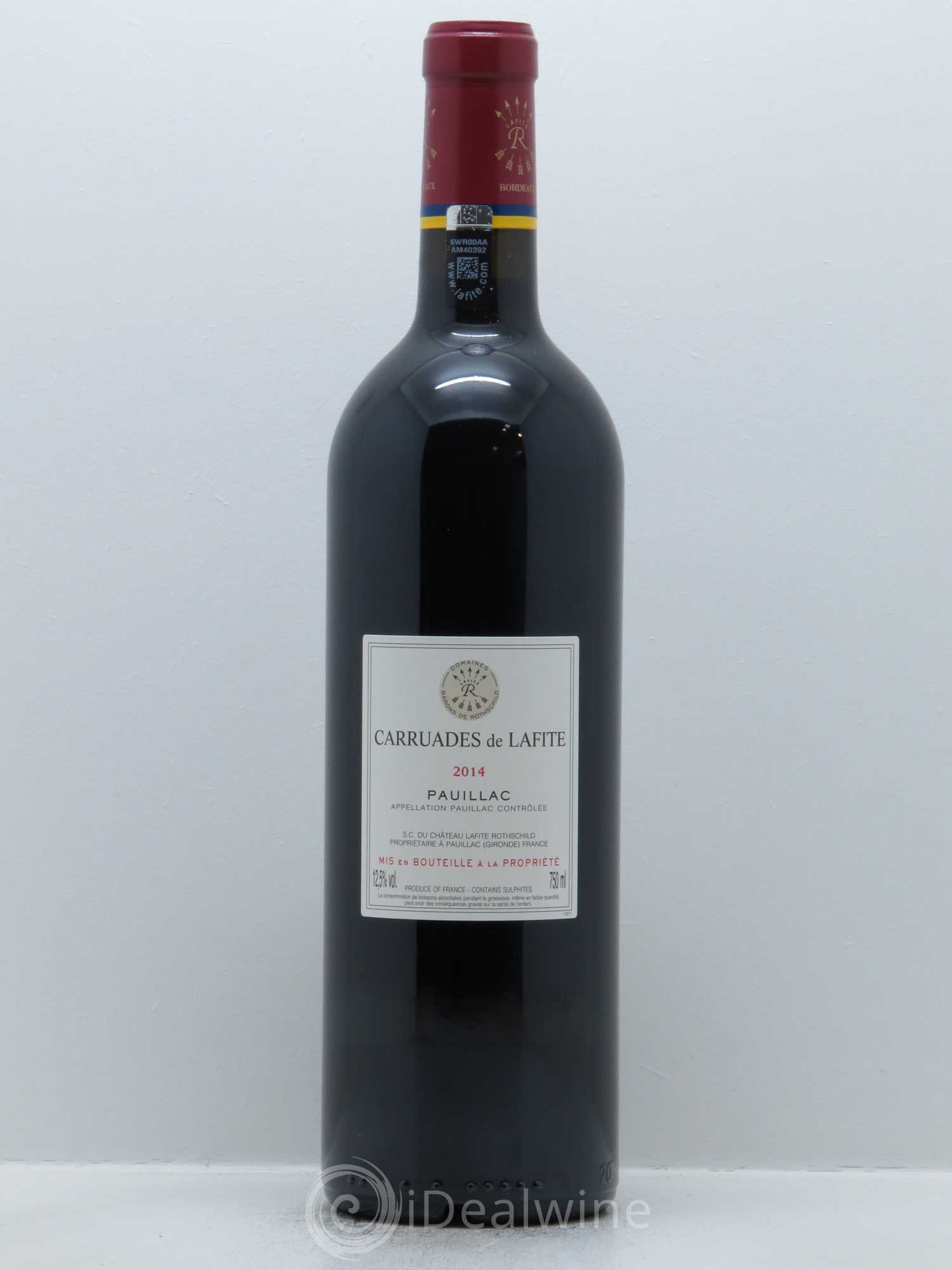 Carruades de Lafite Rothschild Second Vin 2014 - Lot de 1 bouteille - 1