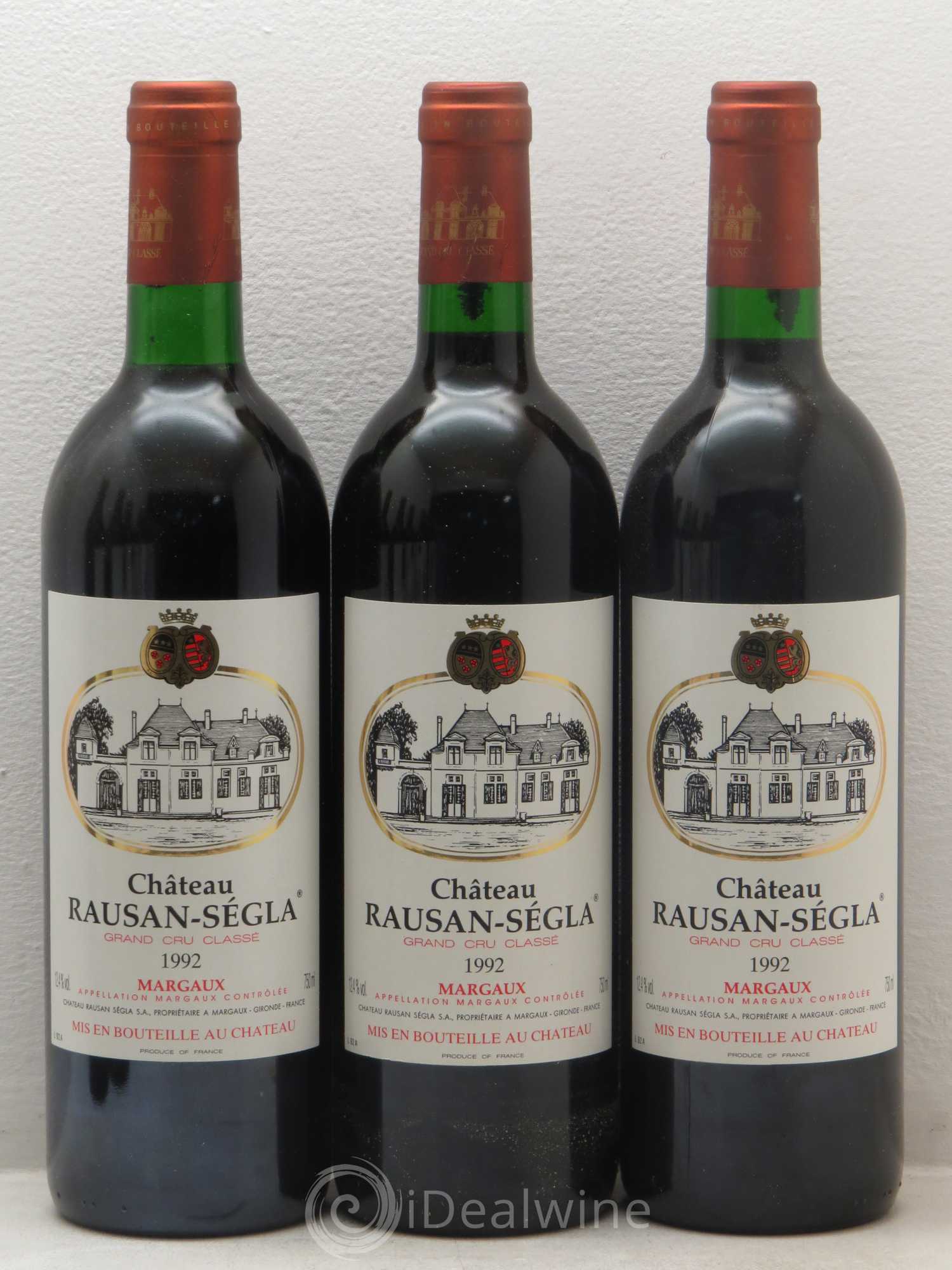 Château Rauzan Ségla Grand Cru Classé 1992 - Lot de 12 bouteilles - 2