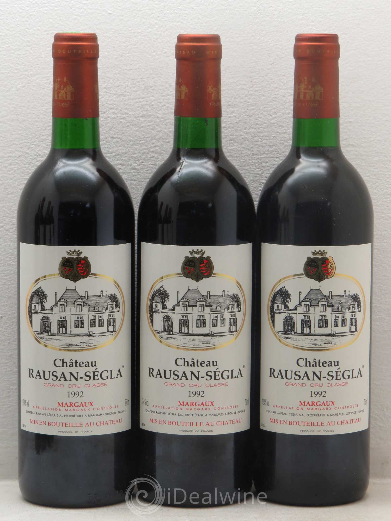 Château Rauzan Ségla Grand Cru Classé 1992 - Lot de 12 bouteilles - 3