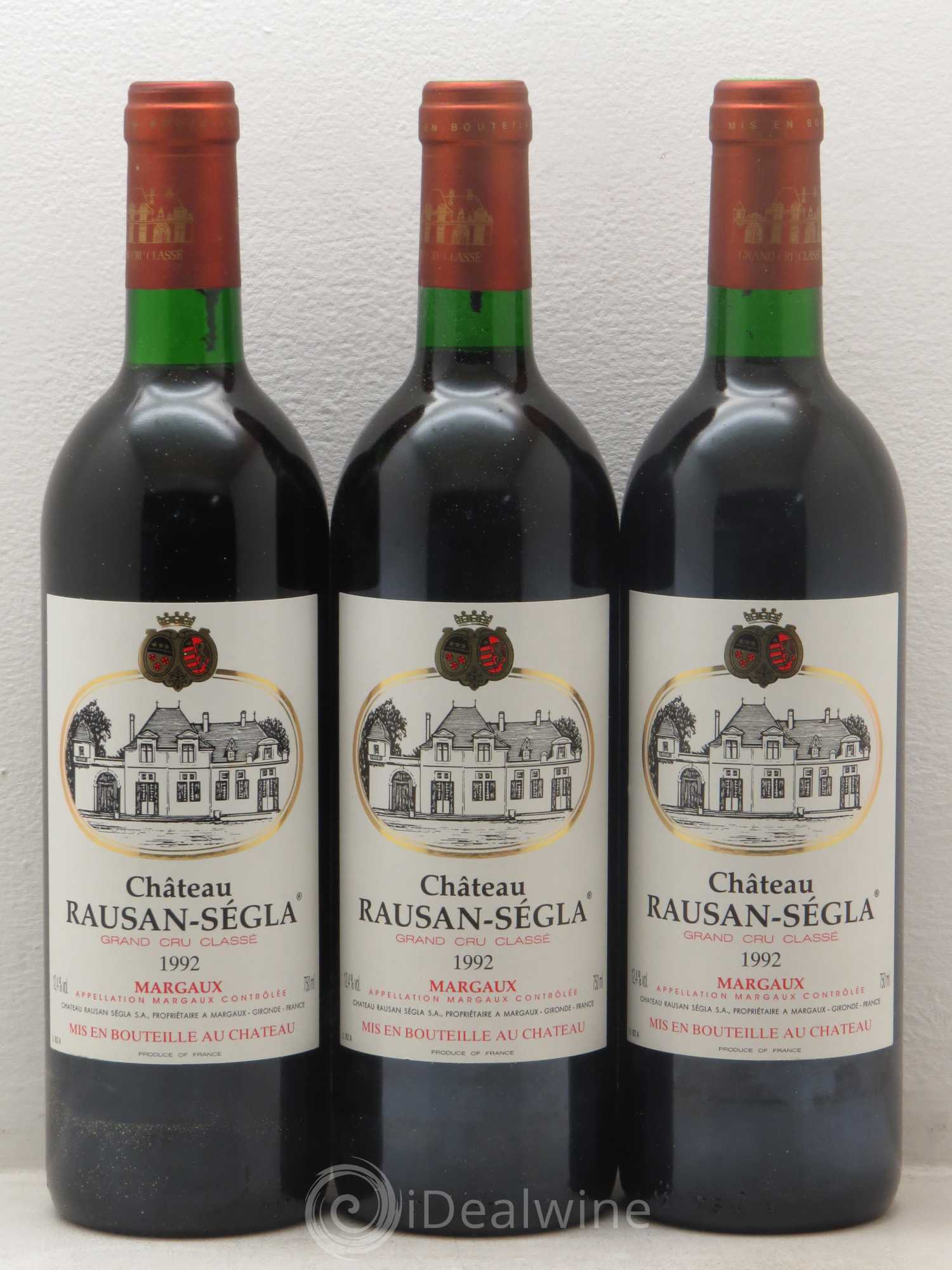Château Rauzan Ségla Grand Cru Classé 1992 - Lot de 12 bouteilles - 4