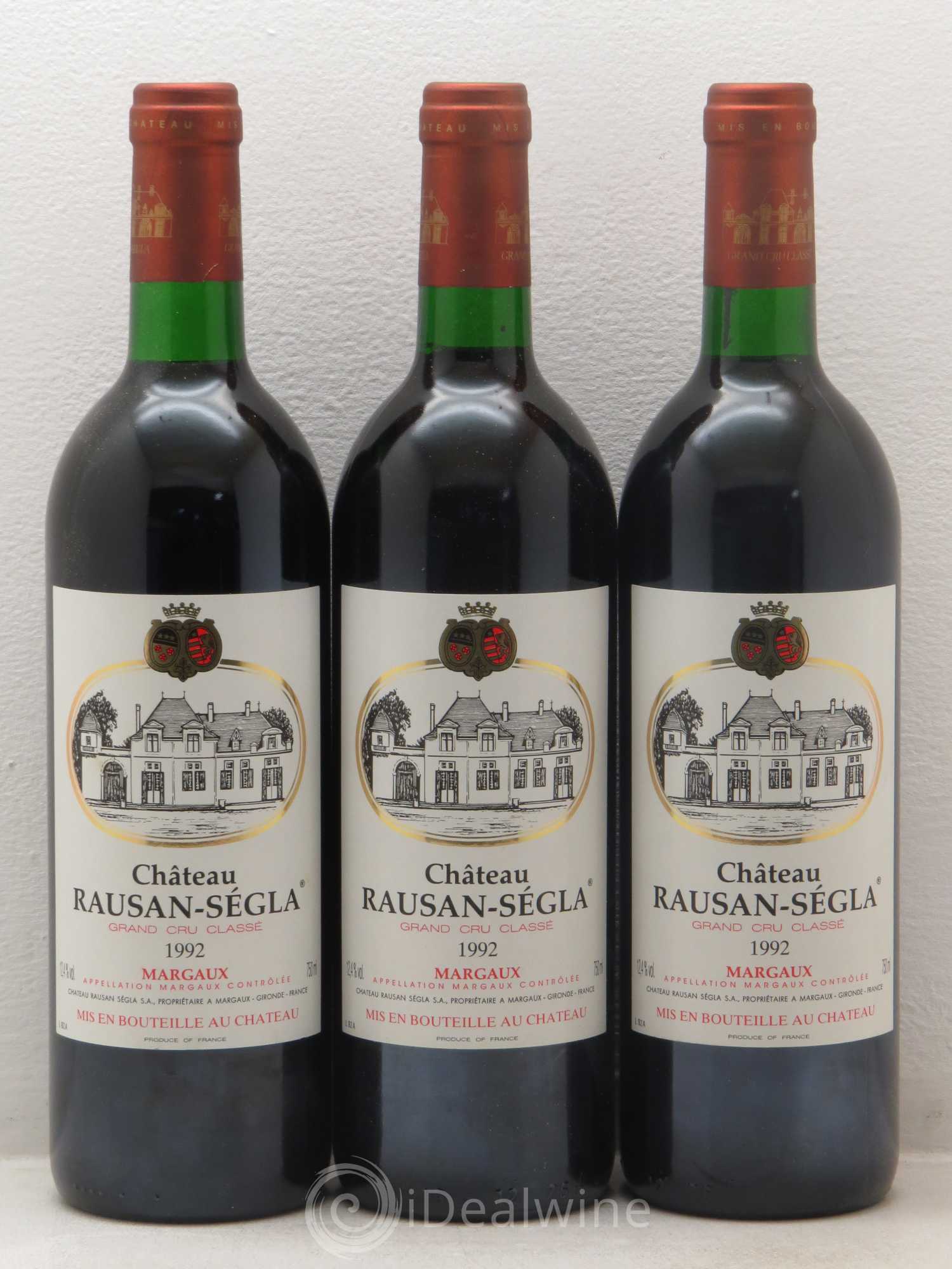 Château Rauzan Ségla Grand Cru Classé 1992 - Lot de 6 bouteilles - 2