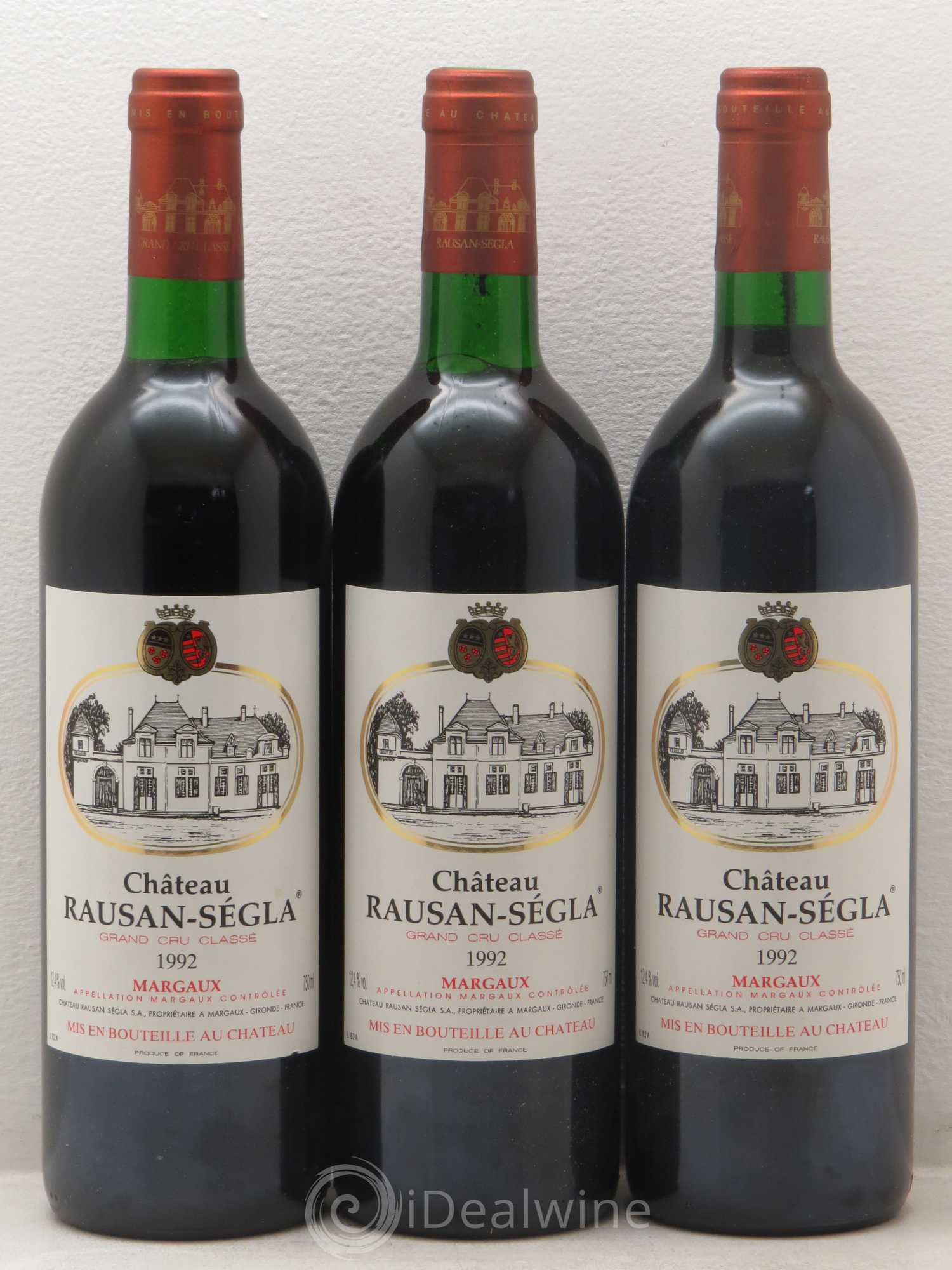 Château Rauzan Ségla Grand Cru Classé 1992 - Lot de 6 bouteilles - 2