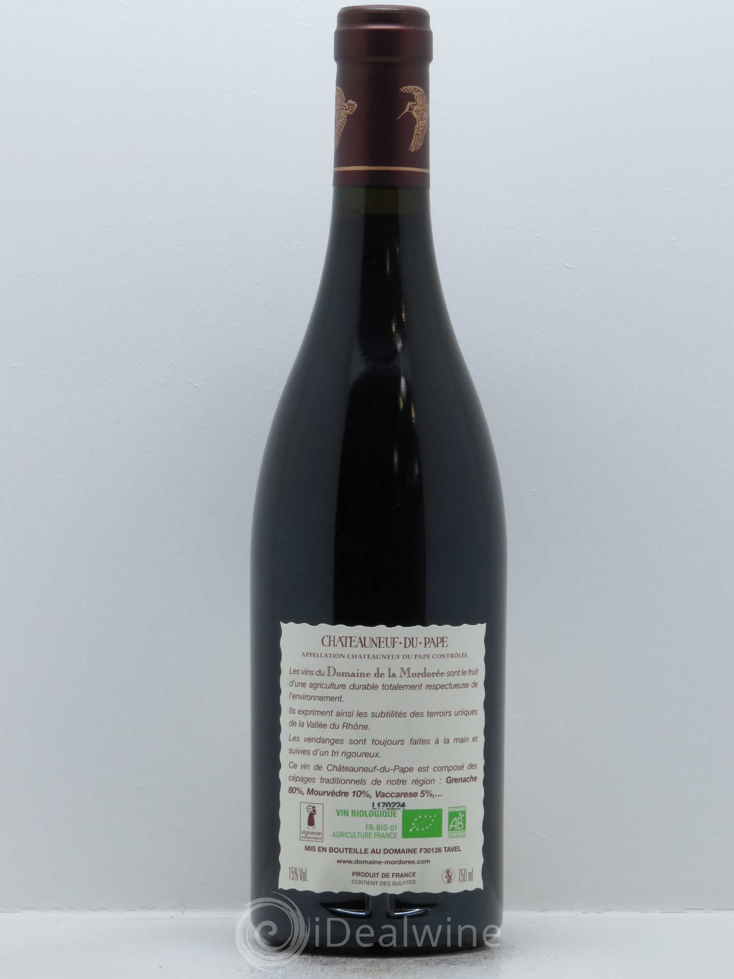 Châteauneuf-du-Pape  Cuvée de la Reine des Bois La Mordorée (Domaine de) 2015 - Lot de 1 bouteille - 1