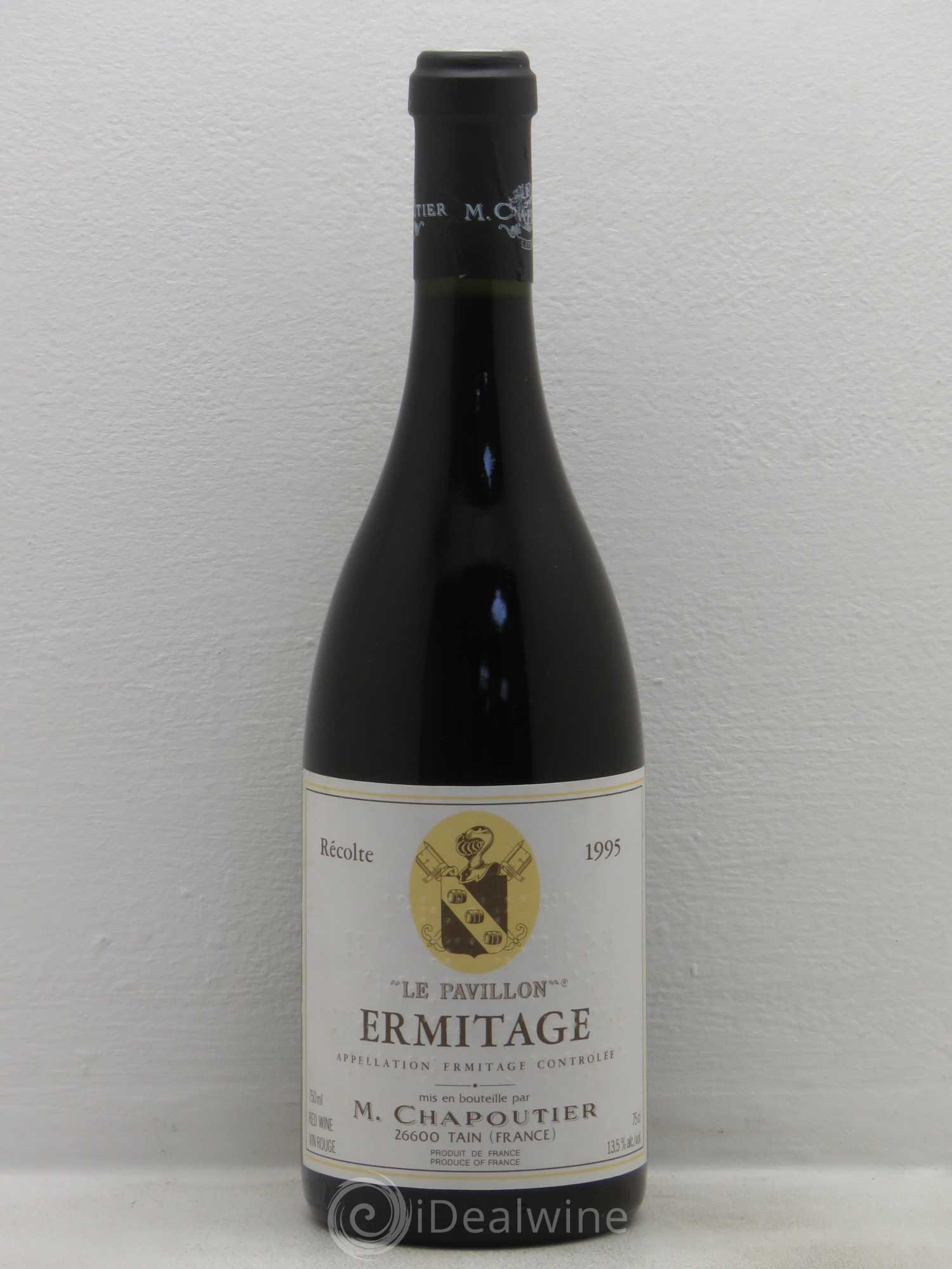 Hermitage Ermitage Le Pavillon Chapoutier 1995 - Lot de 1 bouteille - 0