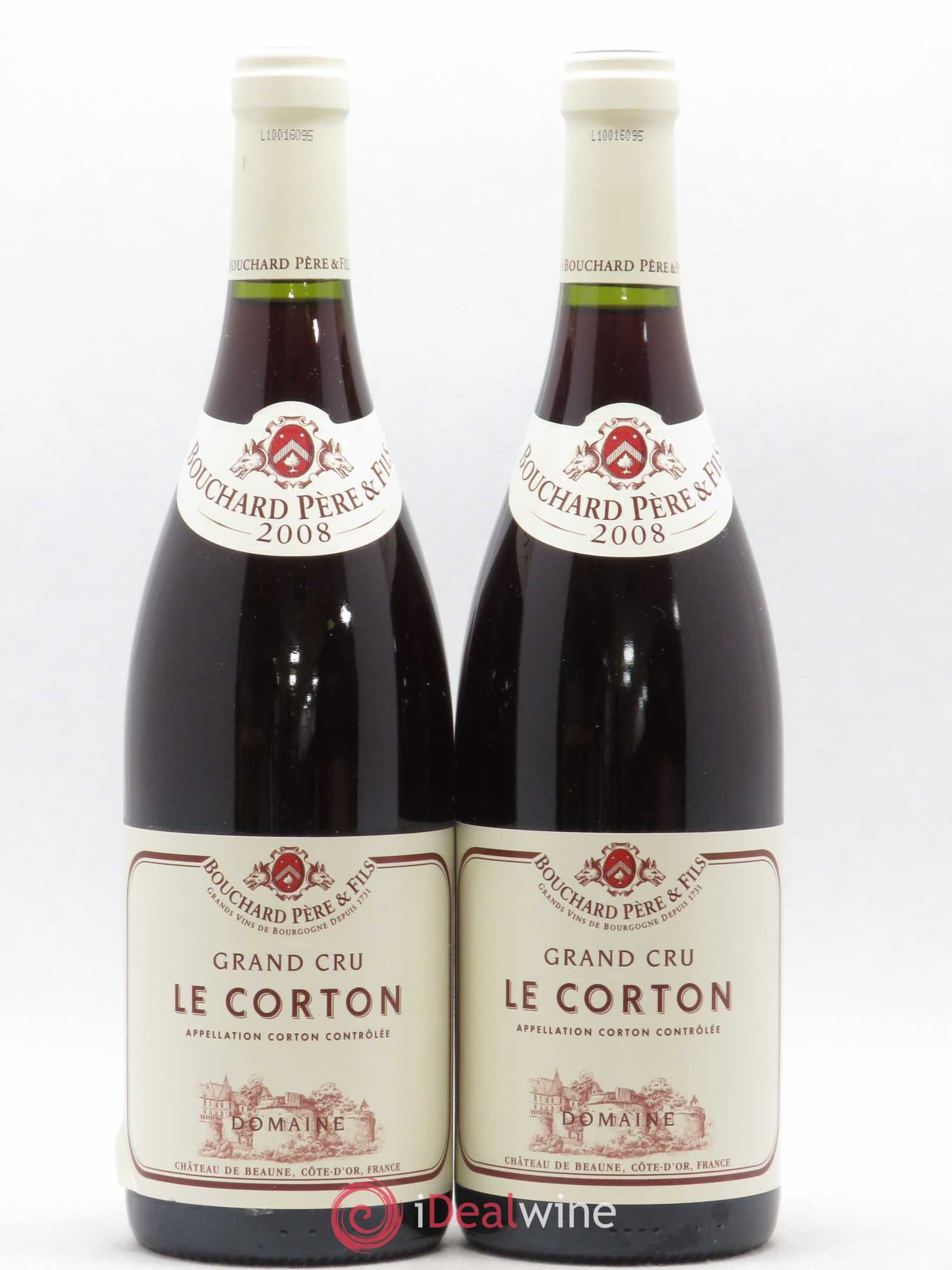 Corton Grand Cru Le Corton Bouchard Père & Fils 2008 - Lot de 2 bouteilles - 0