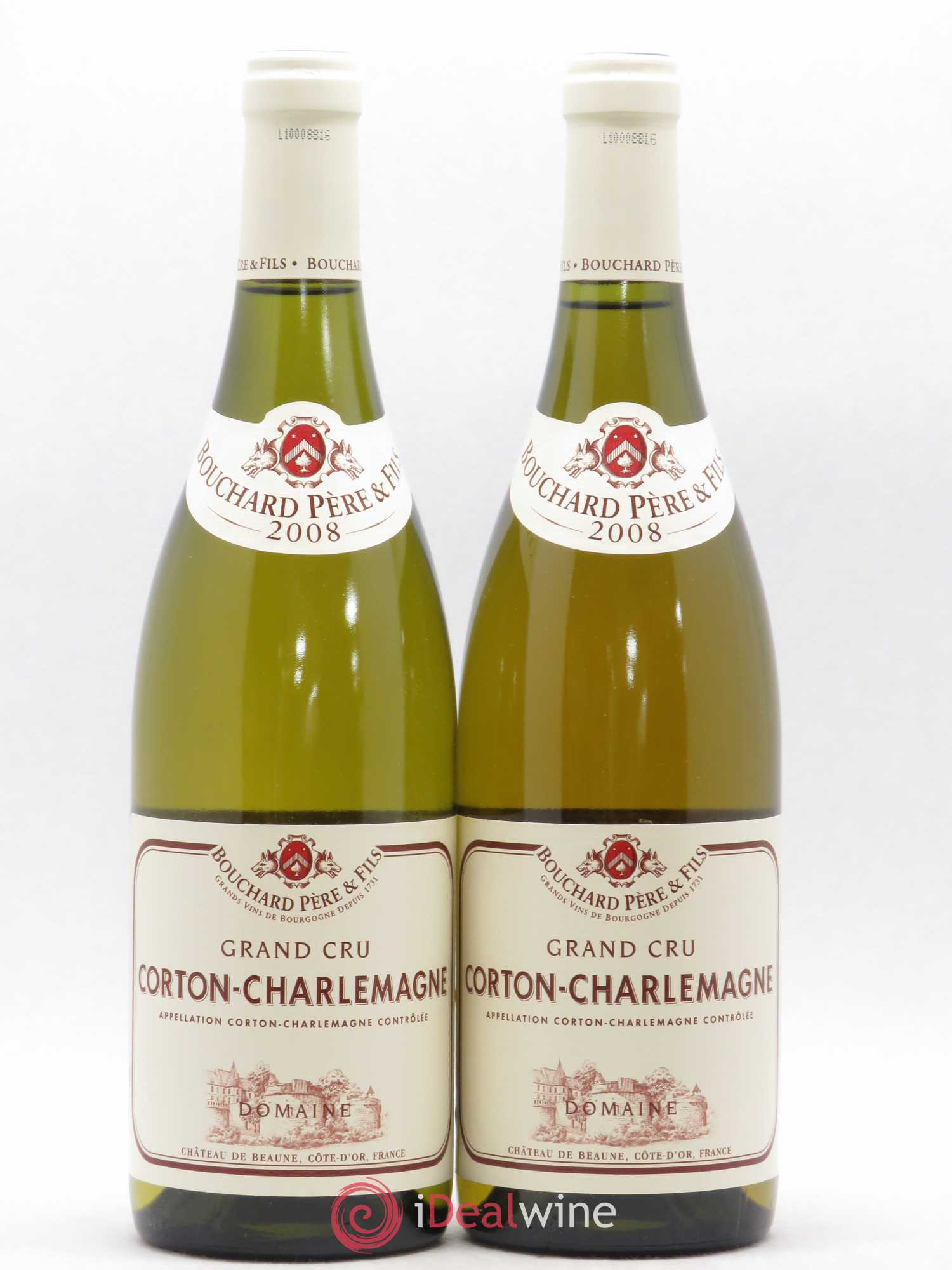 Corton-Charlemagne Grand Cru Bouchard Père & Fils 2008 - Lot de 2 bouteilles - 0