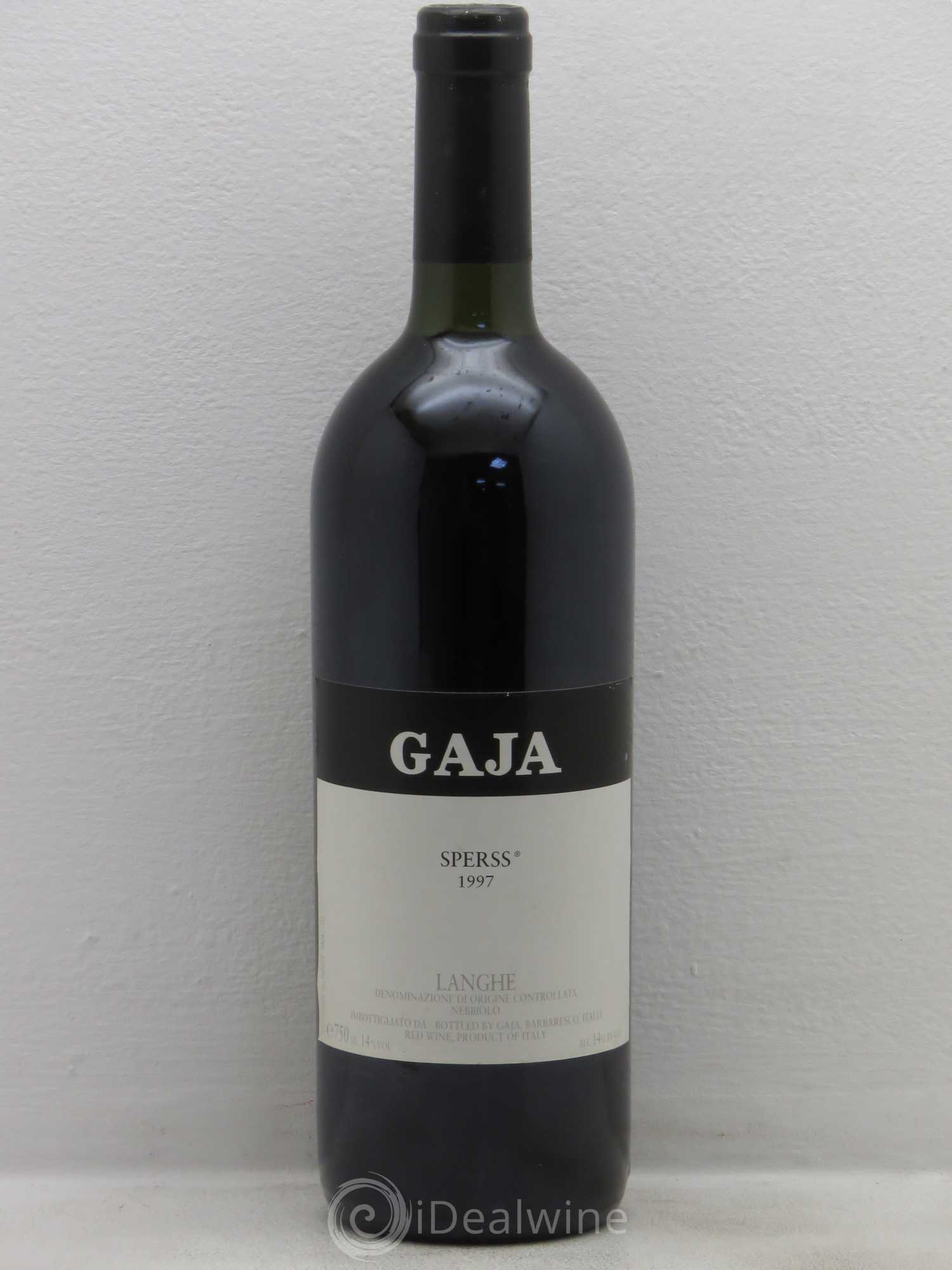 Langhe Sperss Angelo Gaja 1997 - Lot de 1 bouteille - 0