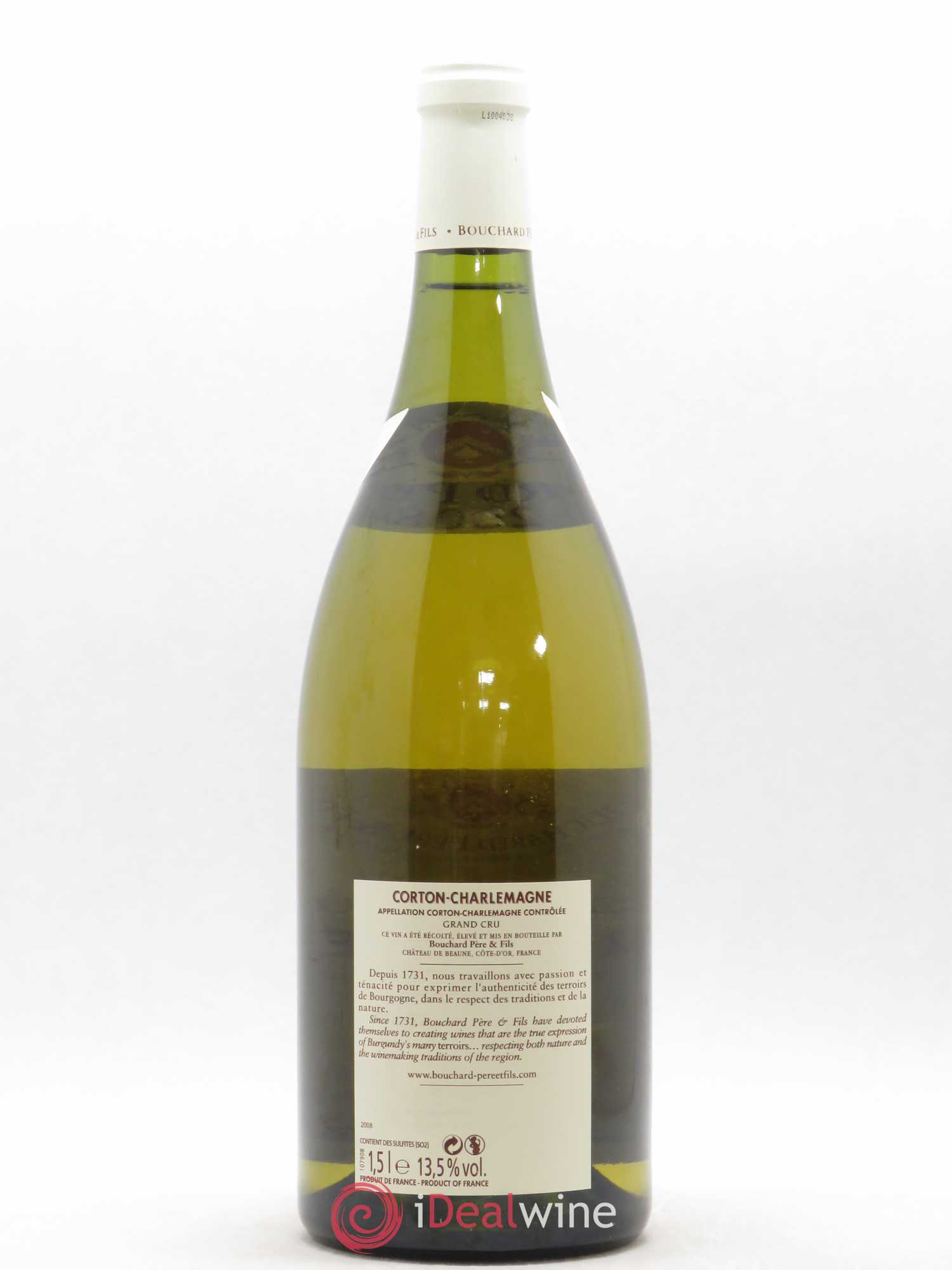 Corton-Charlemagne Grand Cru Bouchard Père & Fils 2008 - Lot de 1 magnum - 1