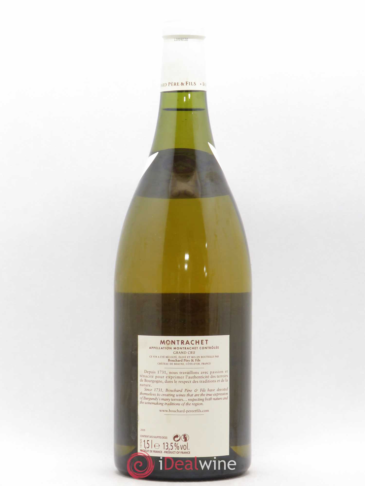 Montrachet Grand Cru Bouchard Père & Fils 2008 - Lot de 1 magnum - 1