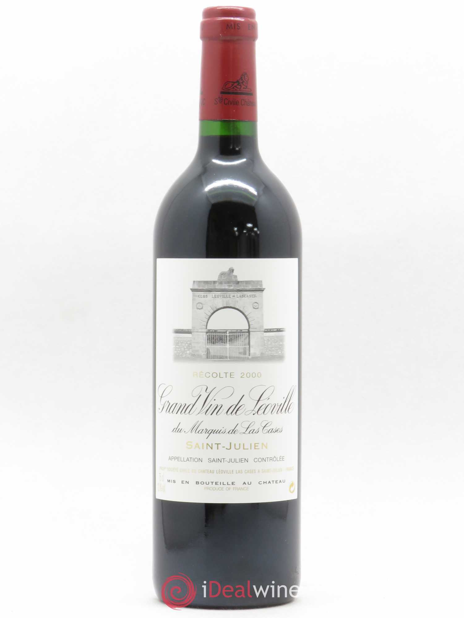 Château Léoville Las Cases 2ème Grand Cru Classé 2000 - Lot de 1 bouteille - 0