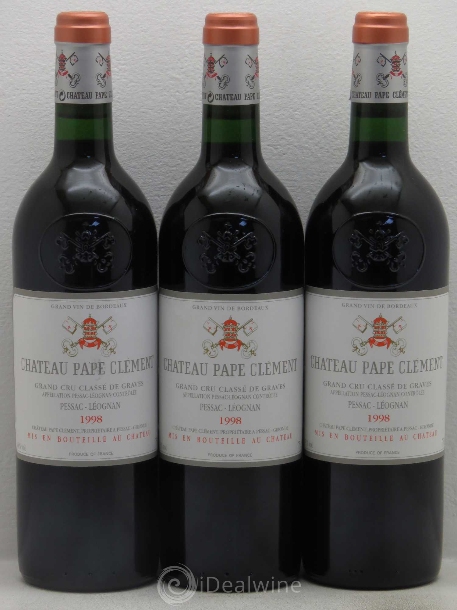 Château Pape Clément Cru Classé de Graves 1998 - Lot de 12 bouteilles - 4