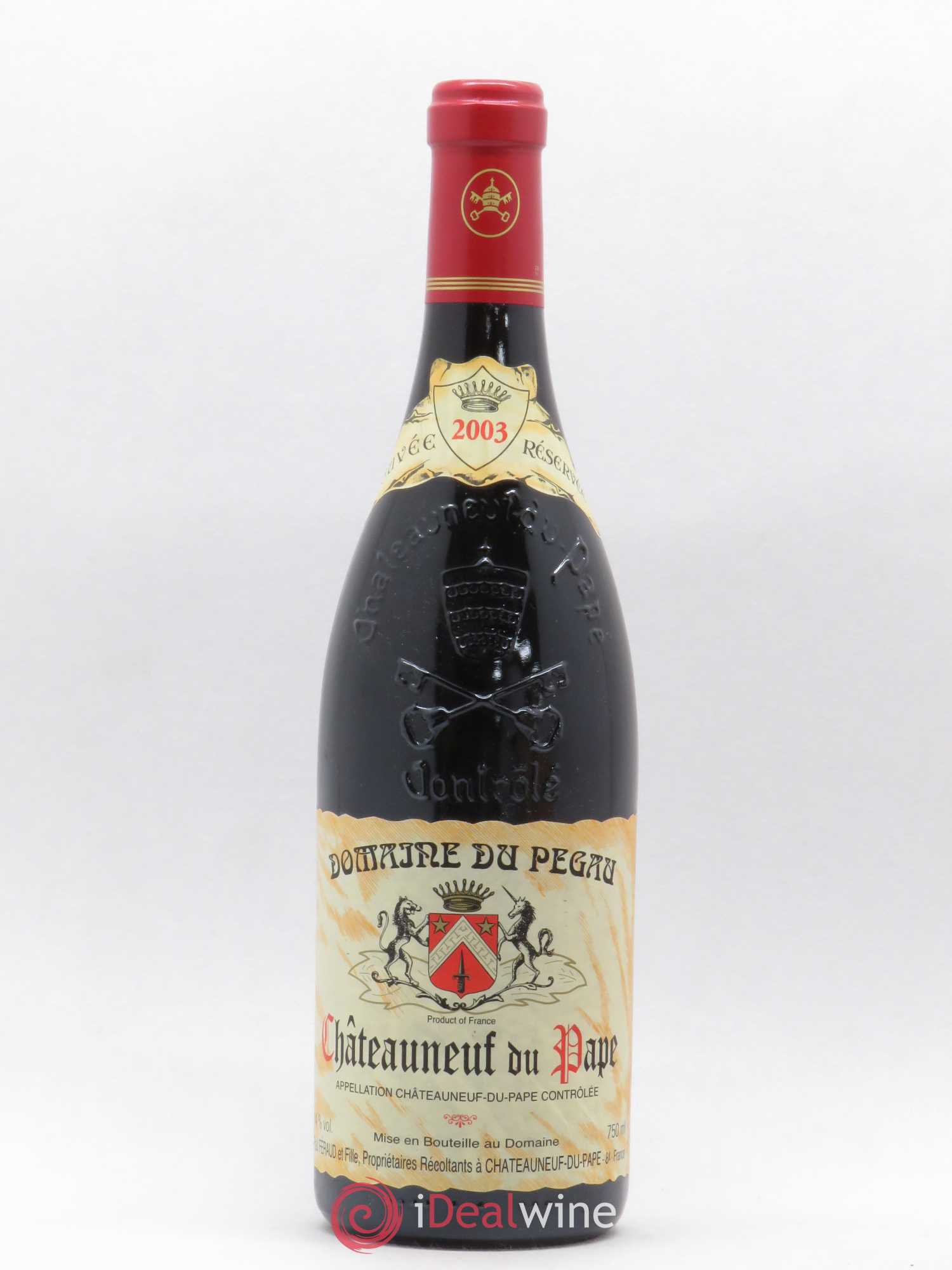 Châteauneuf-du-Pape Domaine du Pégau Cuvée Réservée Paul et Laurence Féraud 2003 - Lot de 1 bouteille - 0