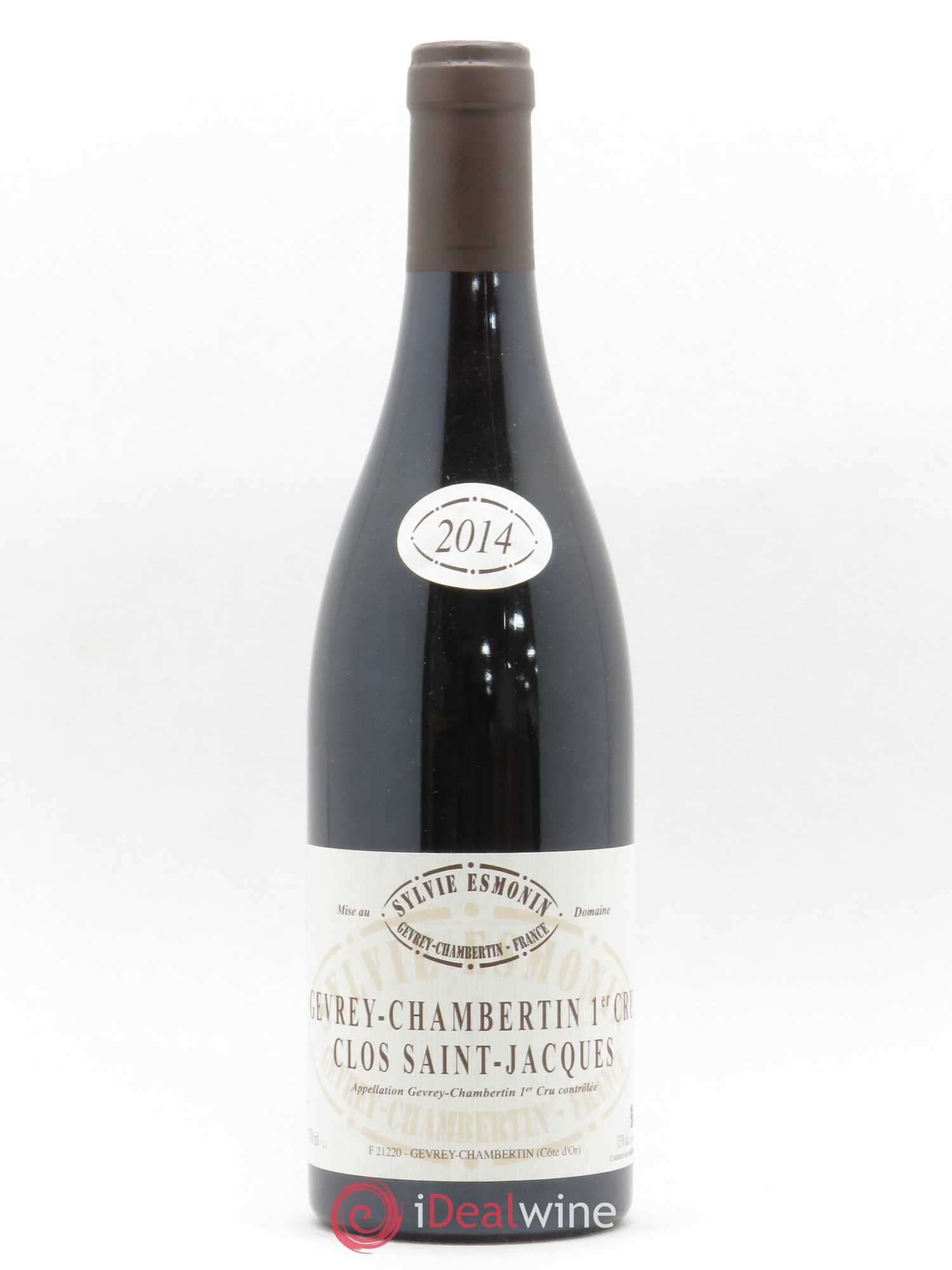 Gevrey-Chambertin 1er Cru Clos Saint Jacques Sylvie Esmonin 2014 - Lot de 1 bouteille - 0