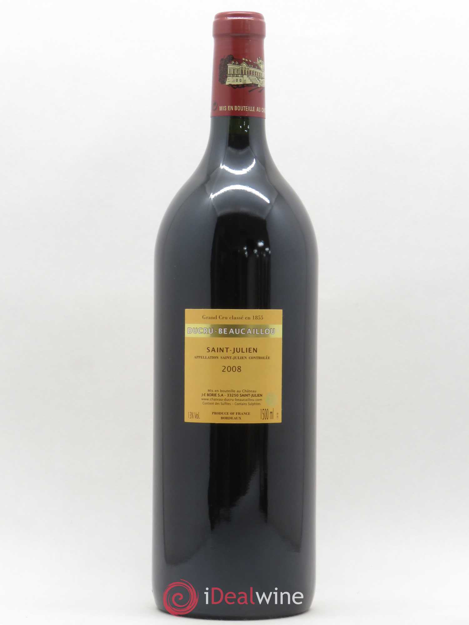 Château Ducru Beaucaillou 2ème Grand Cru Classé 2008 - Lot de 1 magnum - 1