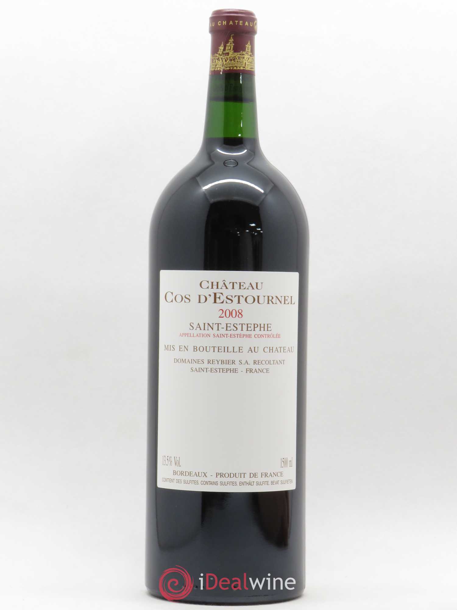 Cos d'Estournel 2ème Grand Cru Classé 2008 - Lot de 1 magnum - 1