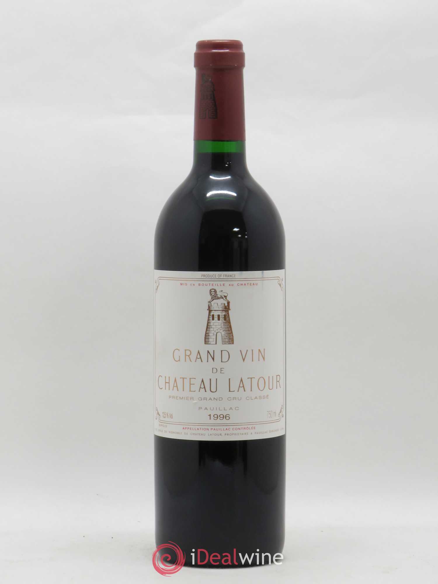 Château Latour 1er Grand Cru Classé 1996 - Lot de 1 bouteille - 0