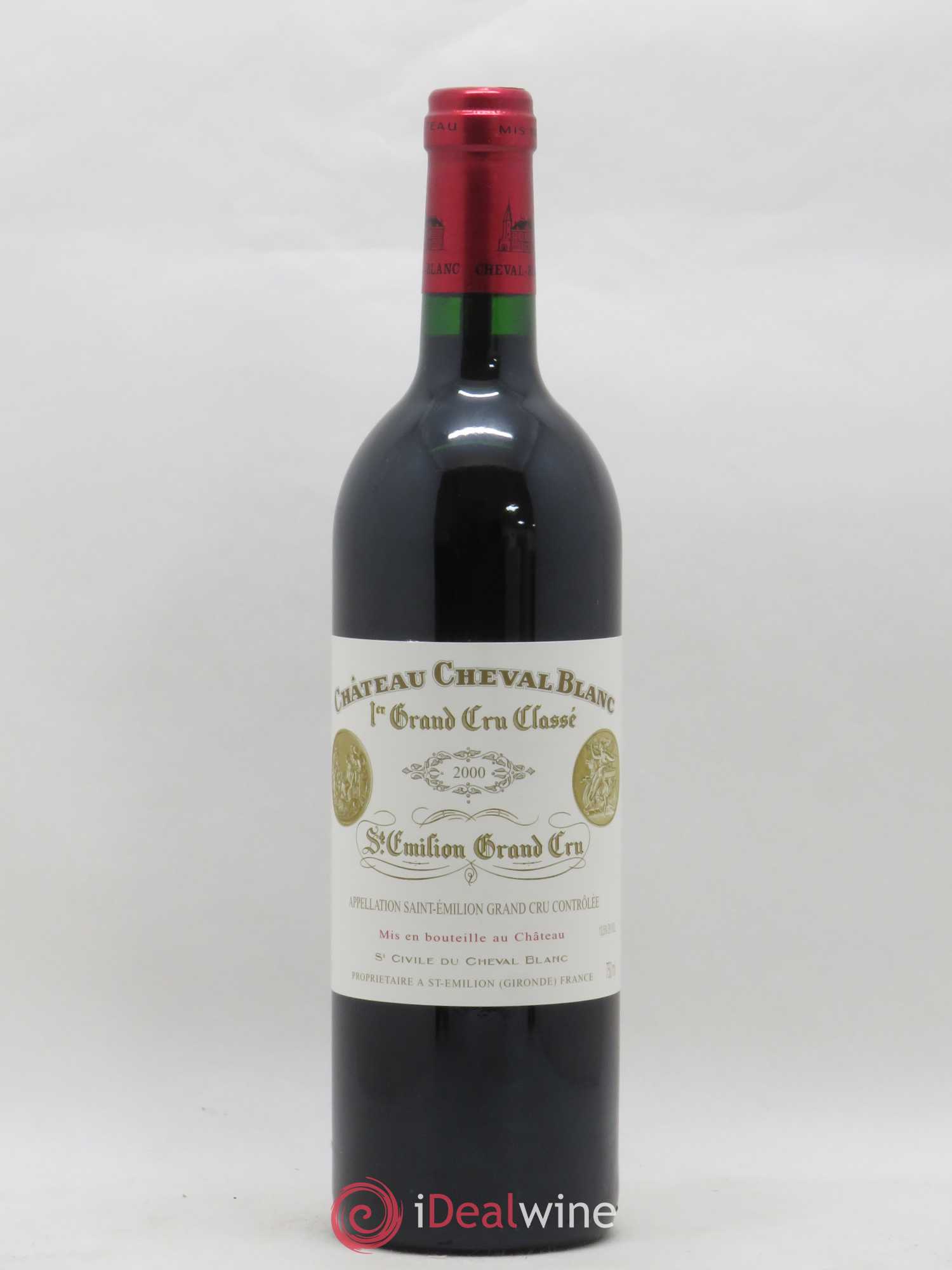 Château Cheval Blanc 1er Grand Cru Classé A 2000 - Lot de 1 bouteille - 0