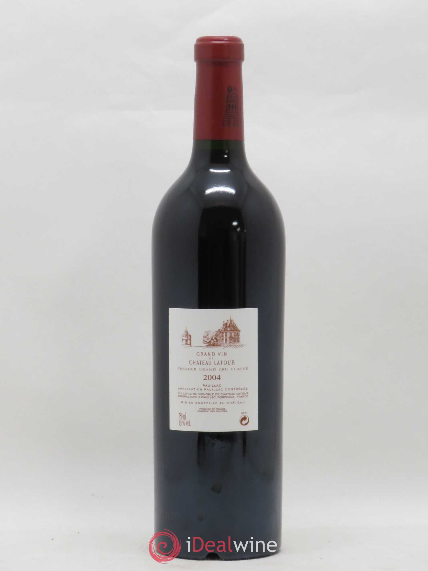 Château Latour 1er Grand Cru Classé 2004 - Lot de 1 bouteille - 1