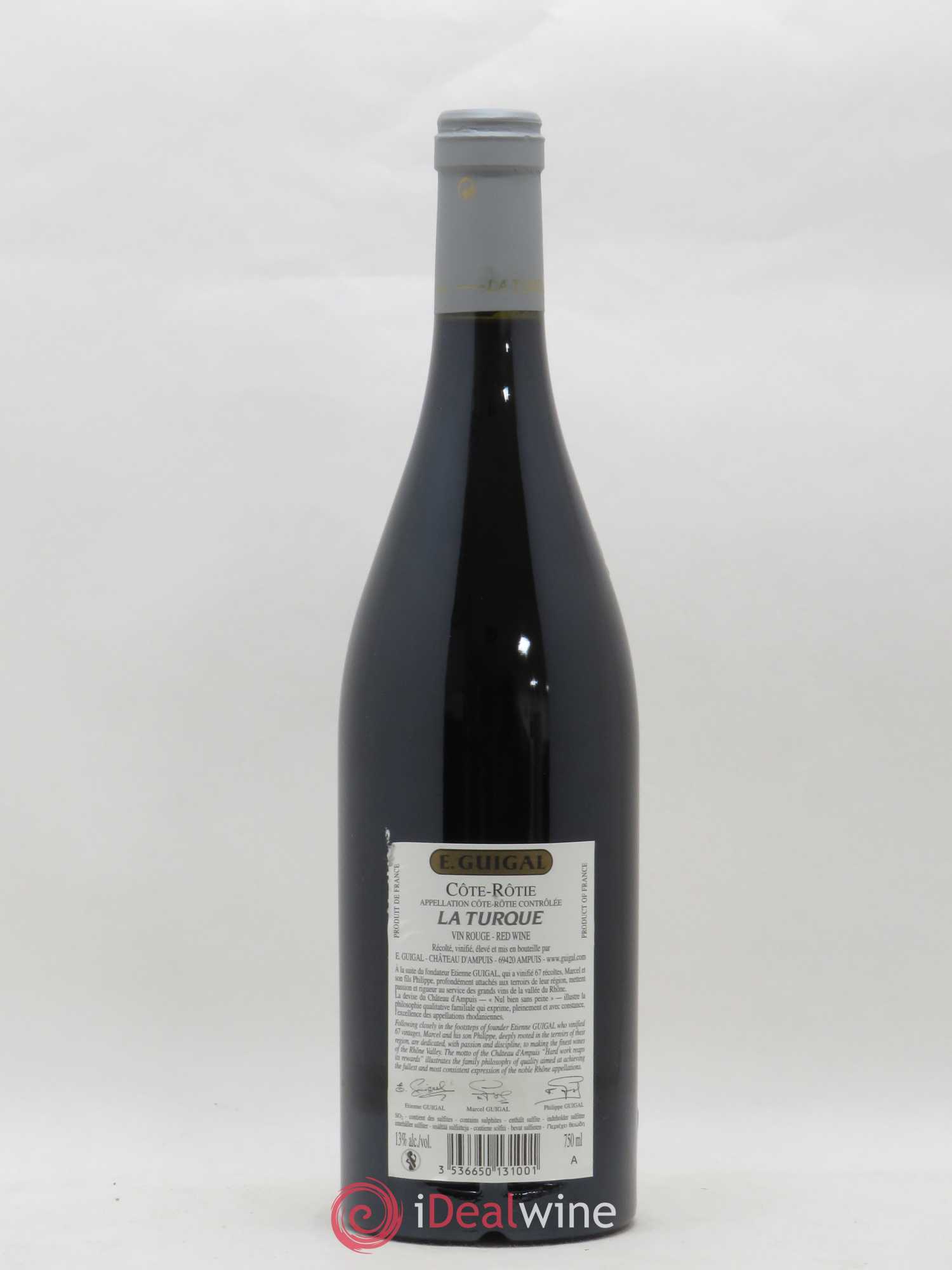 Côte-Rôtie La Turque Guigal 2007 - Lot de 1 bouteille - 1