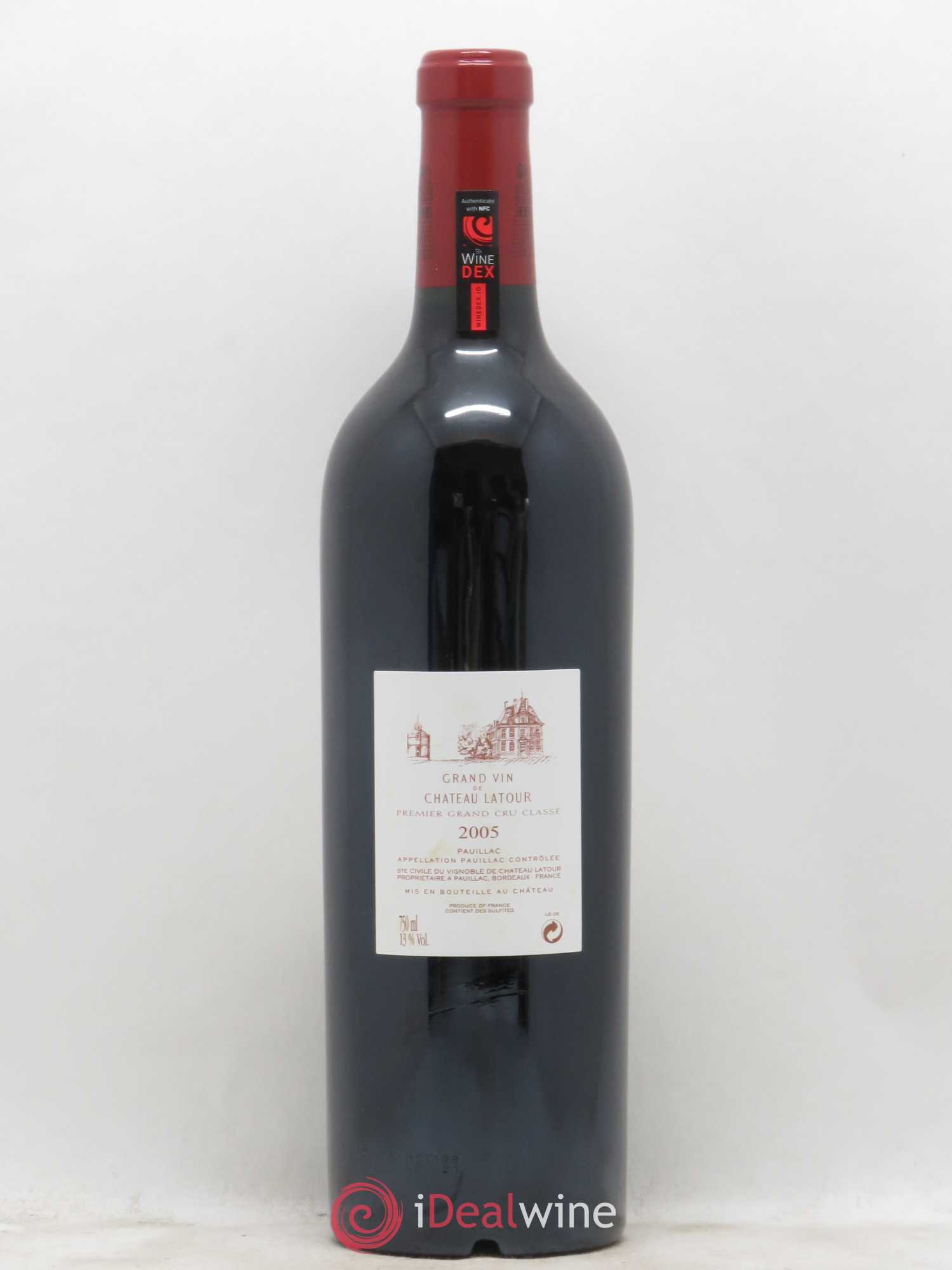 Château Latour 1er Grand Cru Classé 2005 - Lot de 1 bouteille - 1