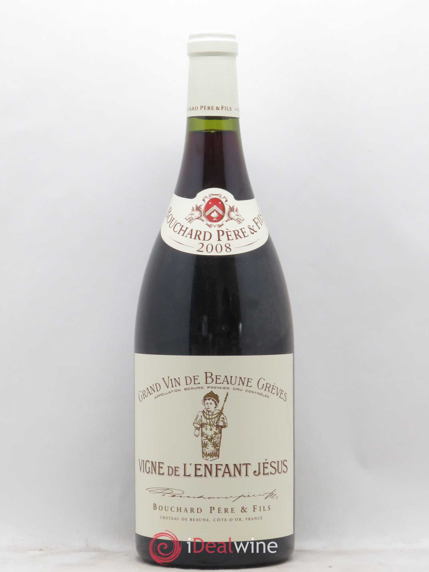 Beaune 1er Cru Grèves - Vigne de l'Enfant Jésus Bouchard Père & Fils 2008 - Lot de 1 magnum - 0