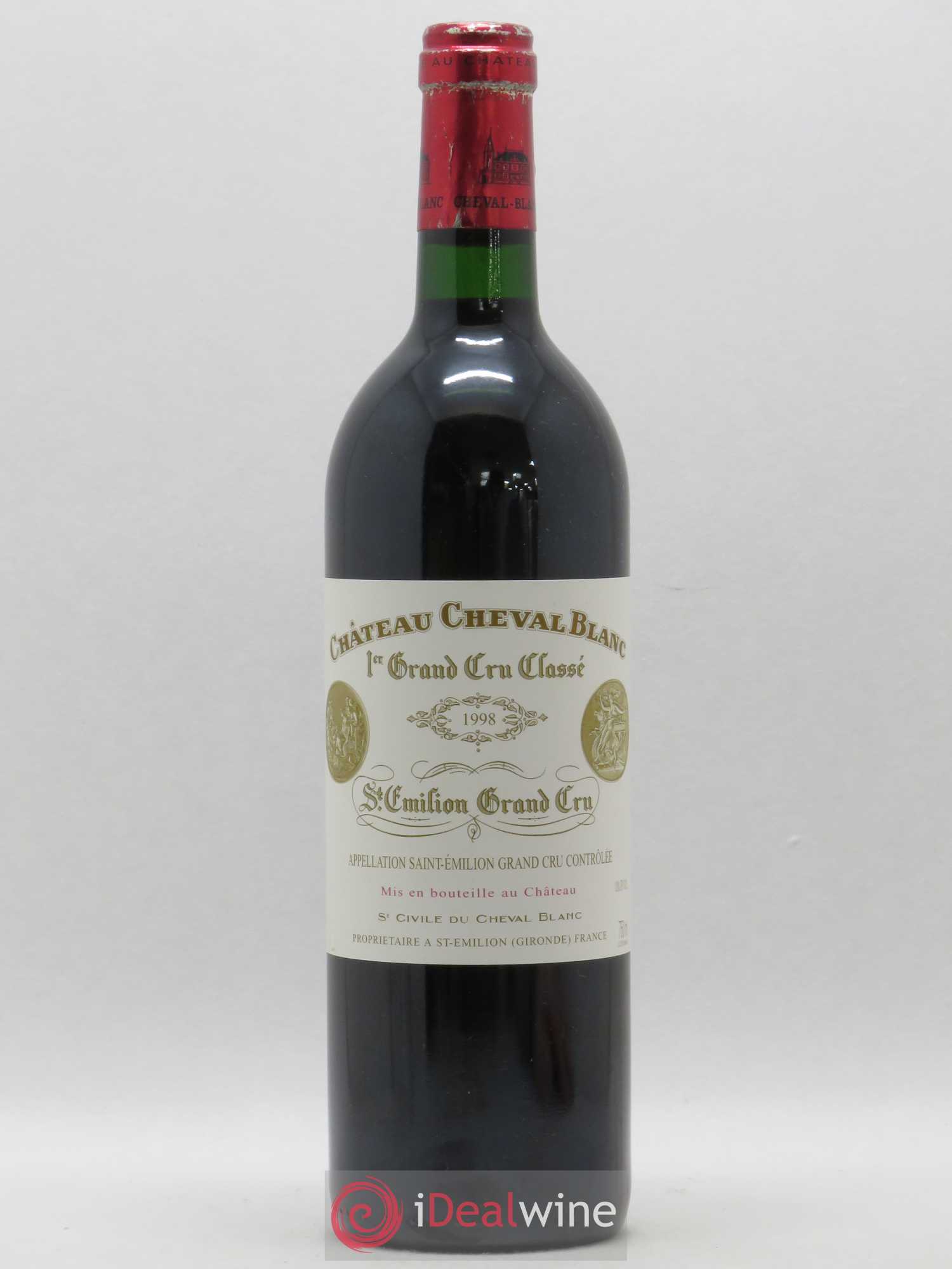 Château Cheval Blanc 1er Grand Cru Classé A 1998 - Lot de 1 bouteille - 0