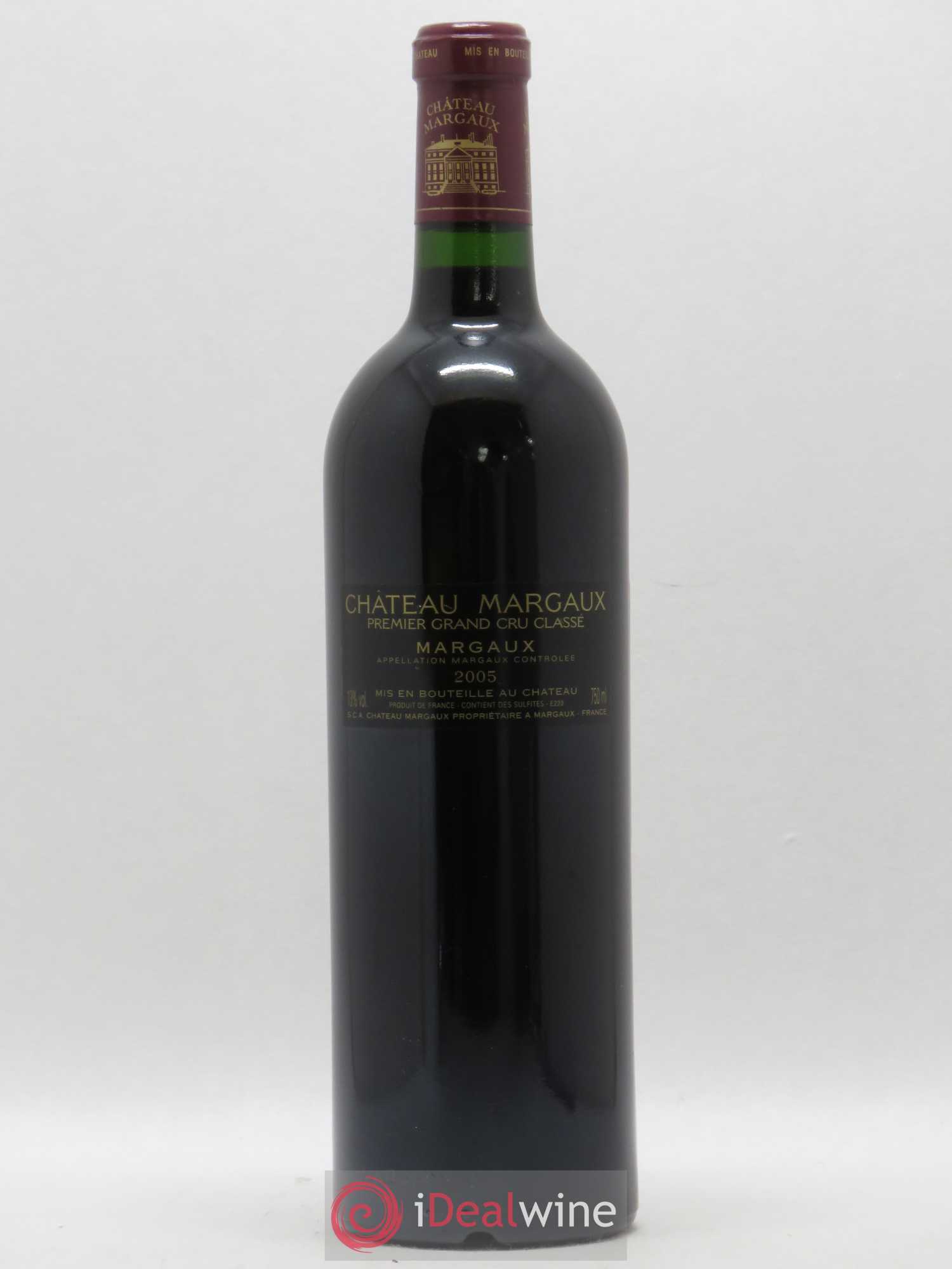 Château Margaux 1er Grand Cru Classé 2005 - Lot de 1 bouteille - 1