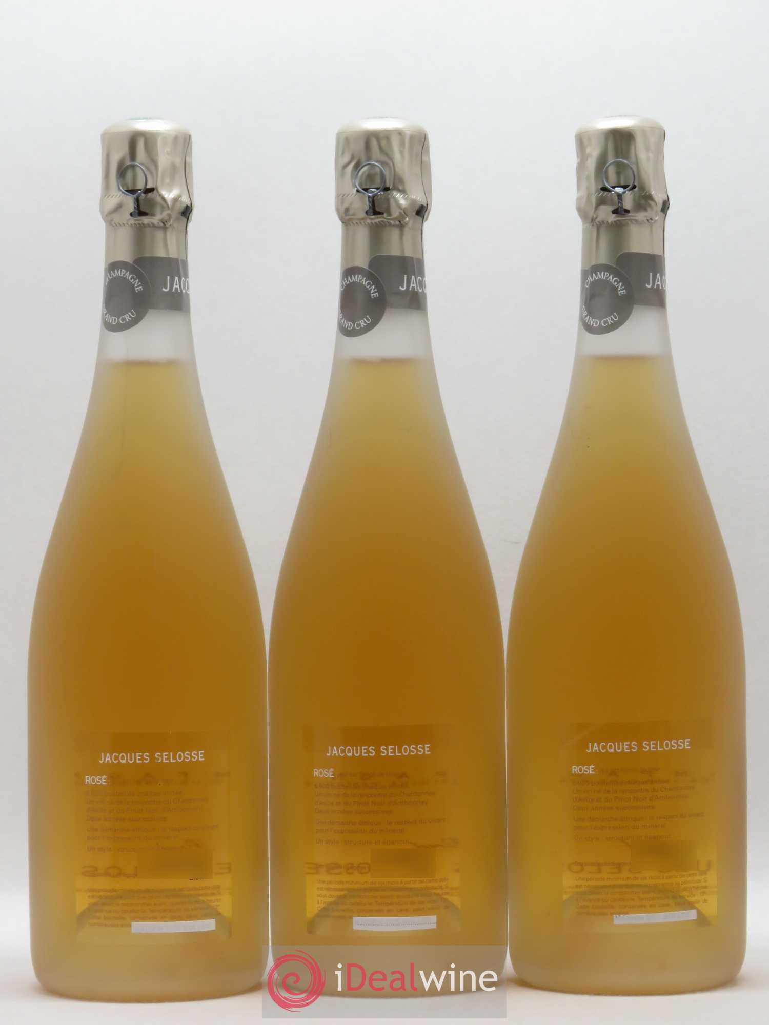 Rosé Brut Jacques Selosse - Lot de 3 bouteilles - 1
