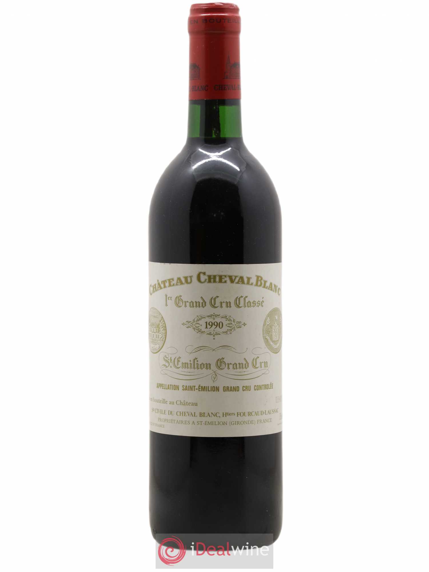Château Cheval Blanc 1er Grand Cru Classé A 1990 - Lot de 1 bouteille - 0