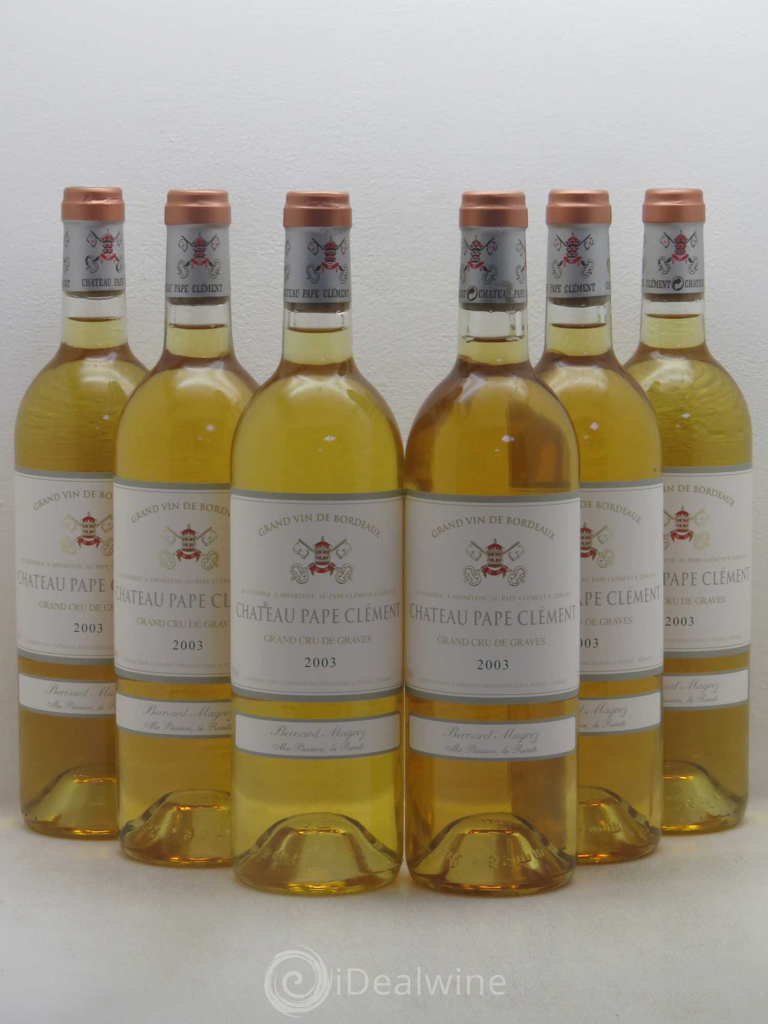 Château Pape Clément 2003 - Lot de 6 bouteilles - 0