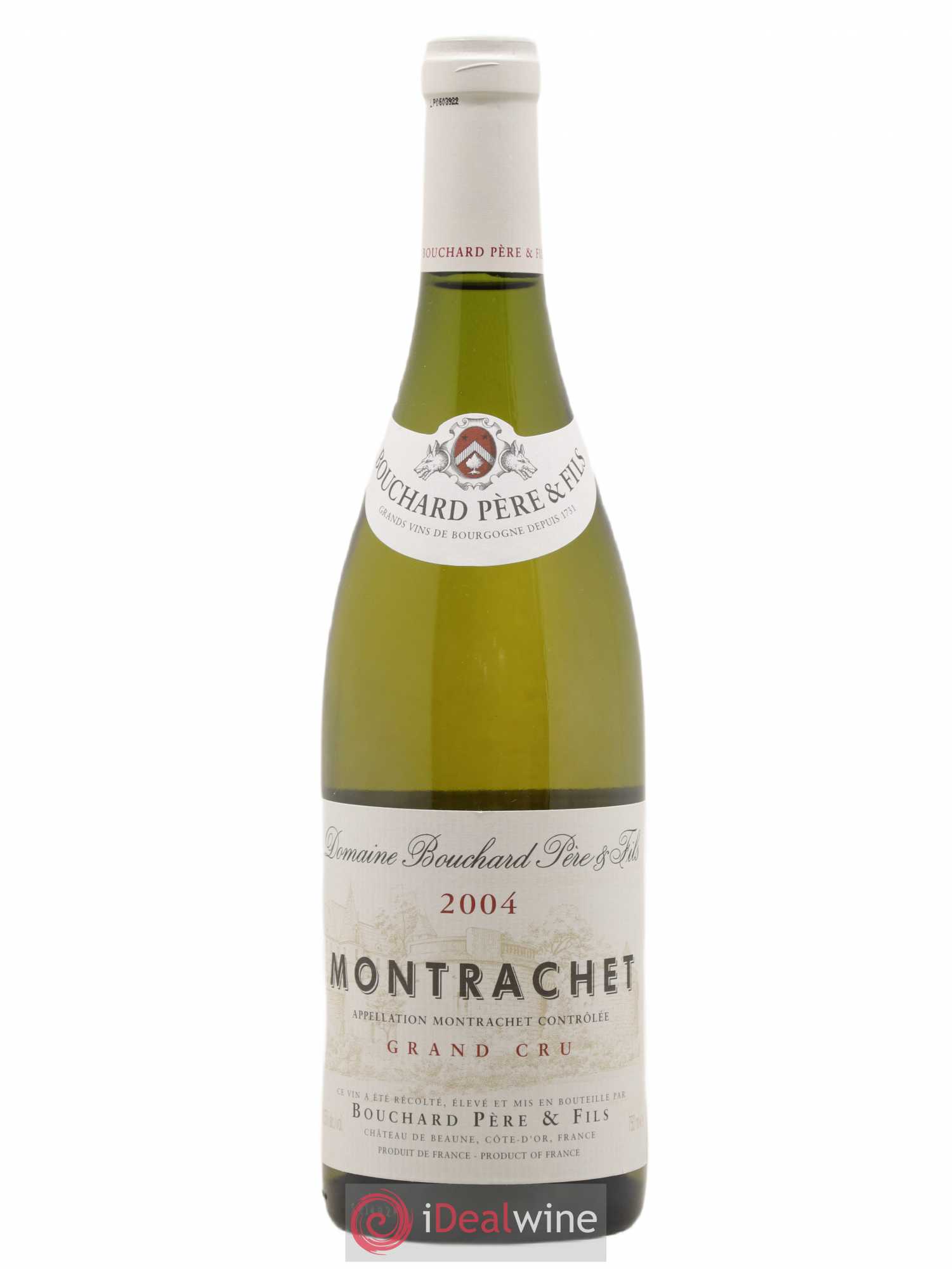 Montrachet Grand Cru Bouchard Père & Fils 2004 - Lot de 1 bouteille - 0