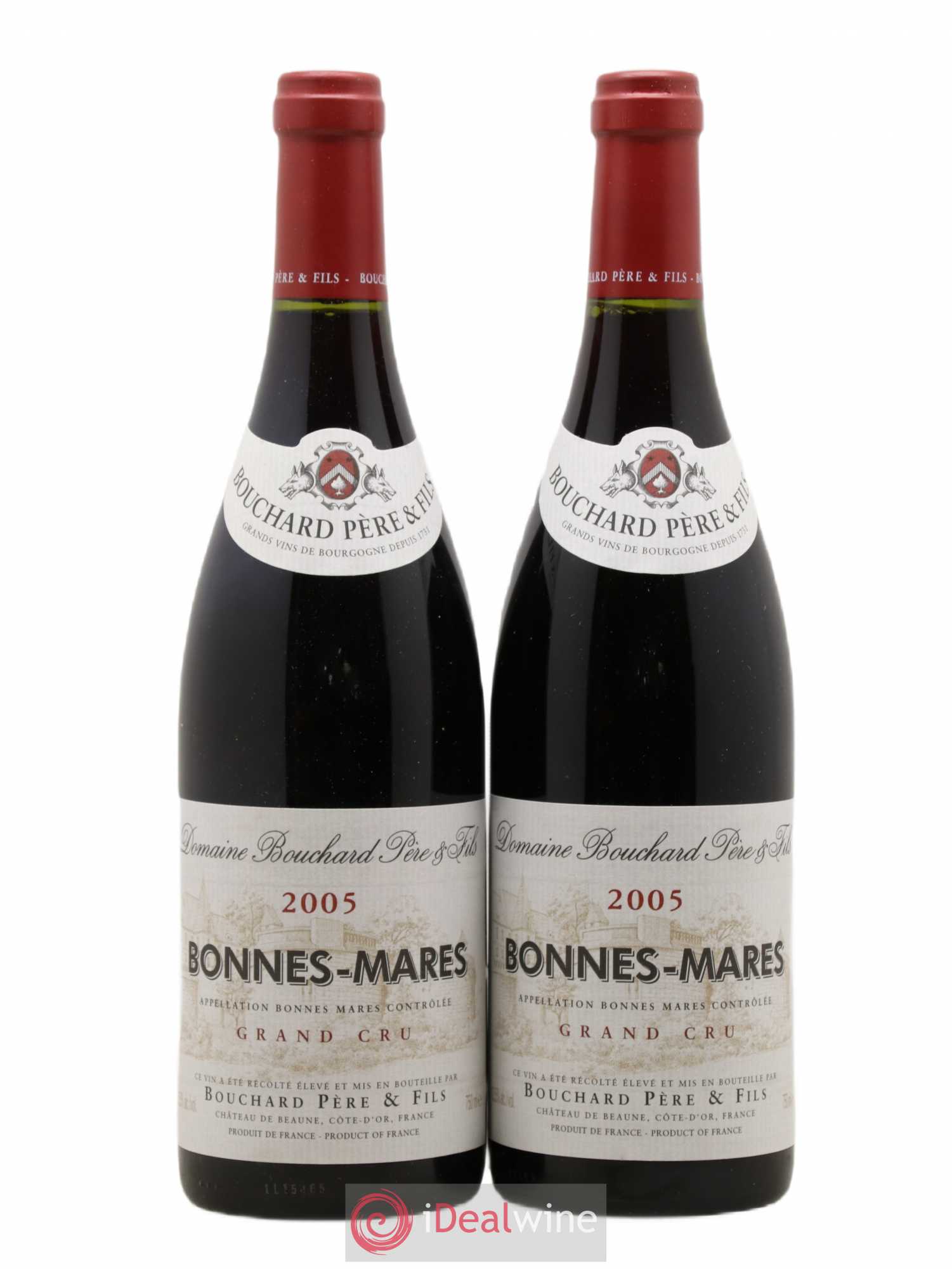 Bonnes-Mares Grand Cru Bouchard Père & Fils 2005 - Lot de 2 bouteilles - 0