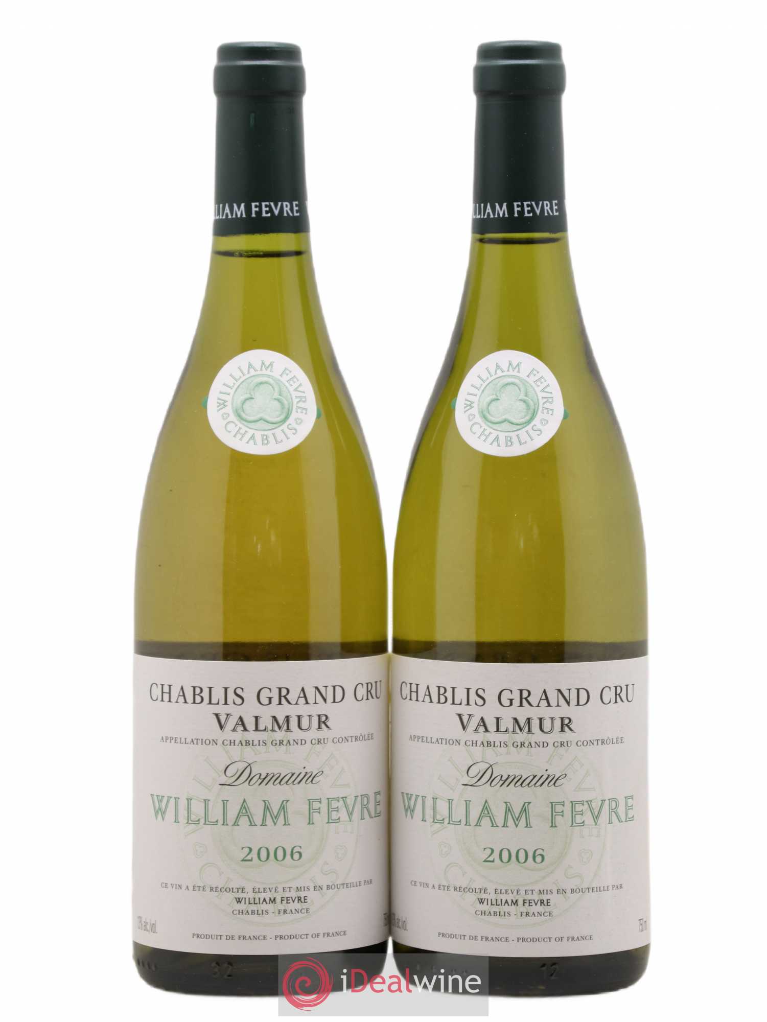 Chablis Grand Cru Valmur William Fèvre 2006 - Lot de 2 bouteilles - 0