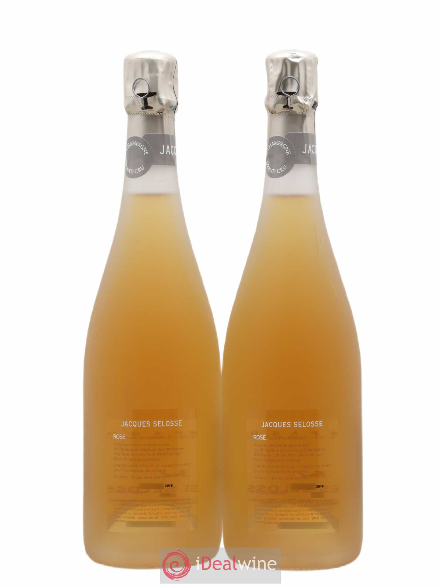 Rosé Brut Jacques Selosse - Lot de 2 bouteilles - 1
