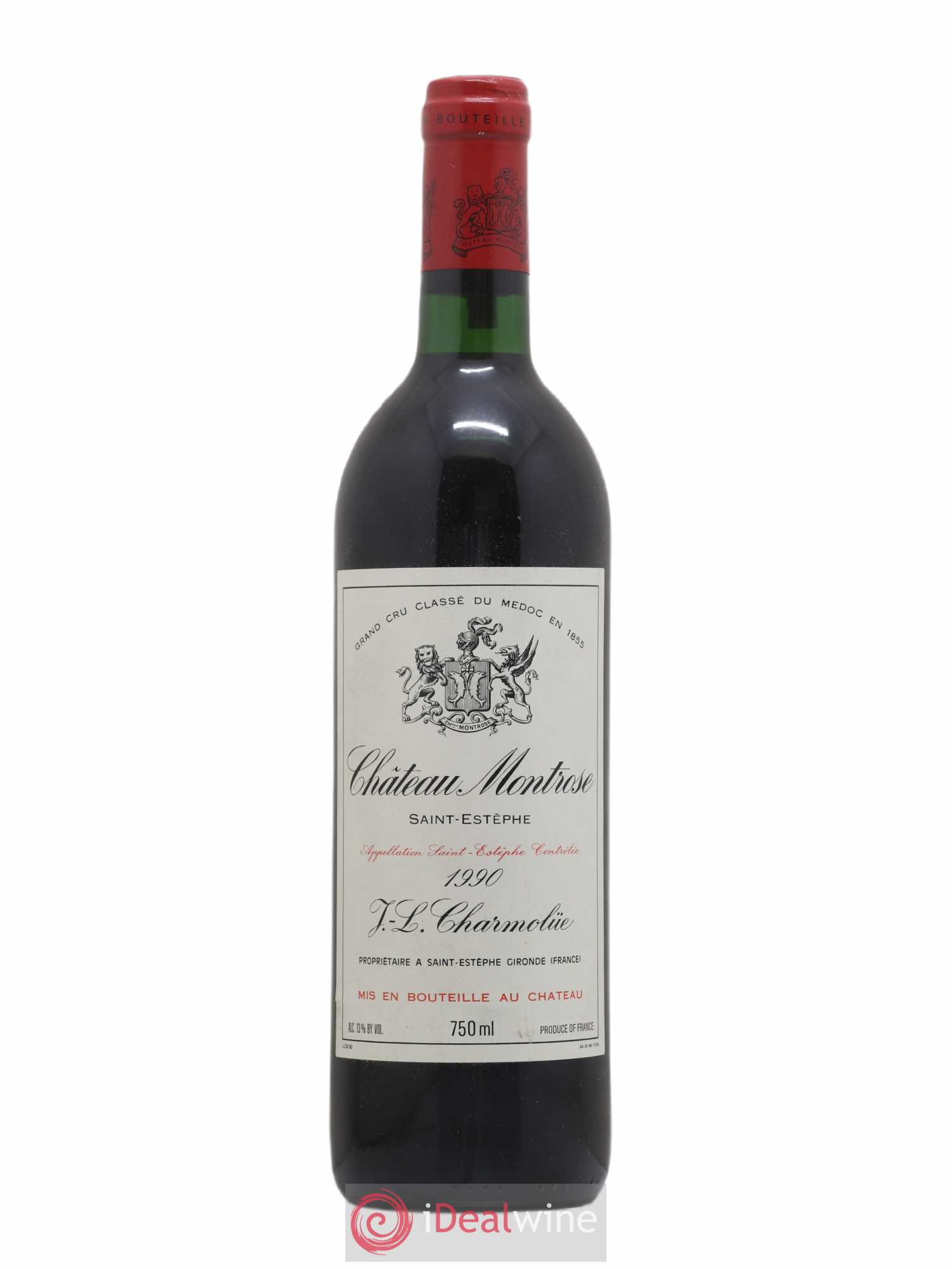 Château Montrose 2ème Grand Cru Classé 1990 - Lot de 1 bouteille - 0