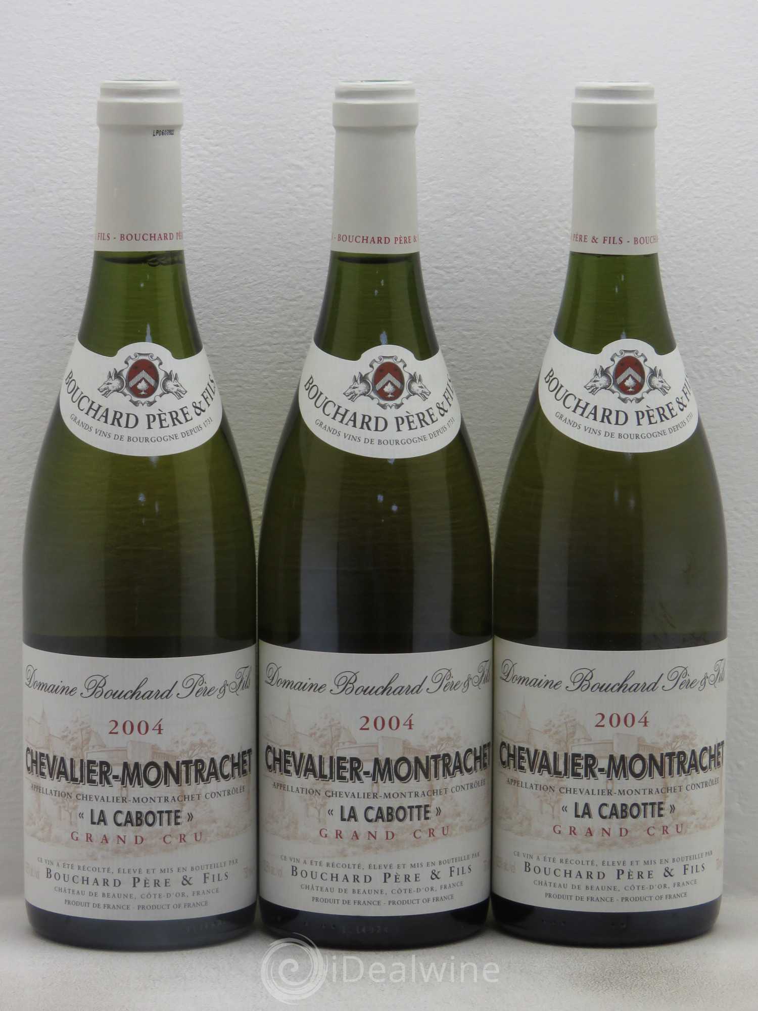 Chevalier-Montrachet Grand Cru La Cabotte Bouchard Père & Fils 2004 - Lot de 3 bouteilles - 0
