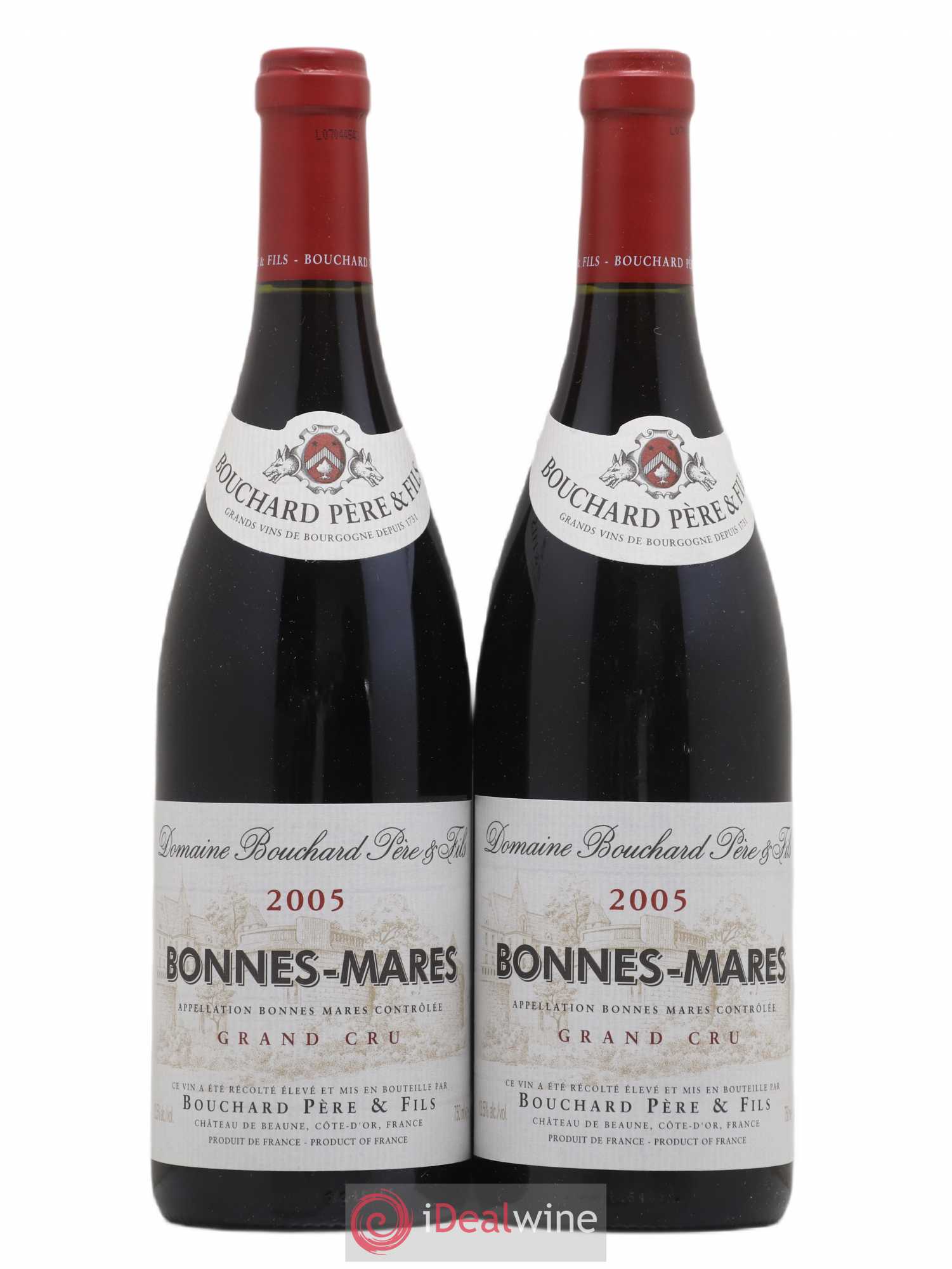 Bonnes-Mares Grand Cru Bouchard Père & Fils 2005 - Lot de 2 bouteilles - 0