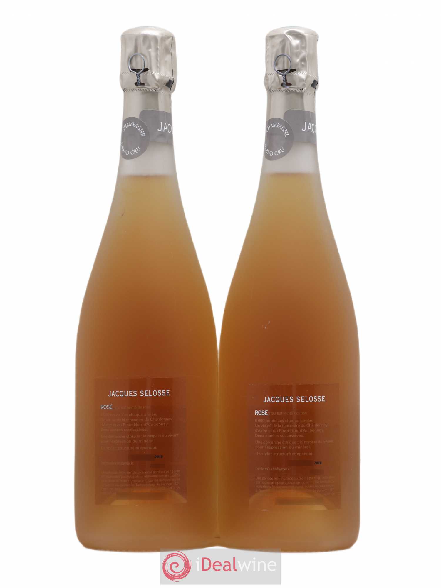 Rosé Brut Jacques Selosse - Lot de 2 bouteilles - 1