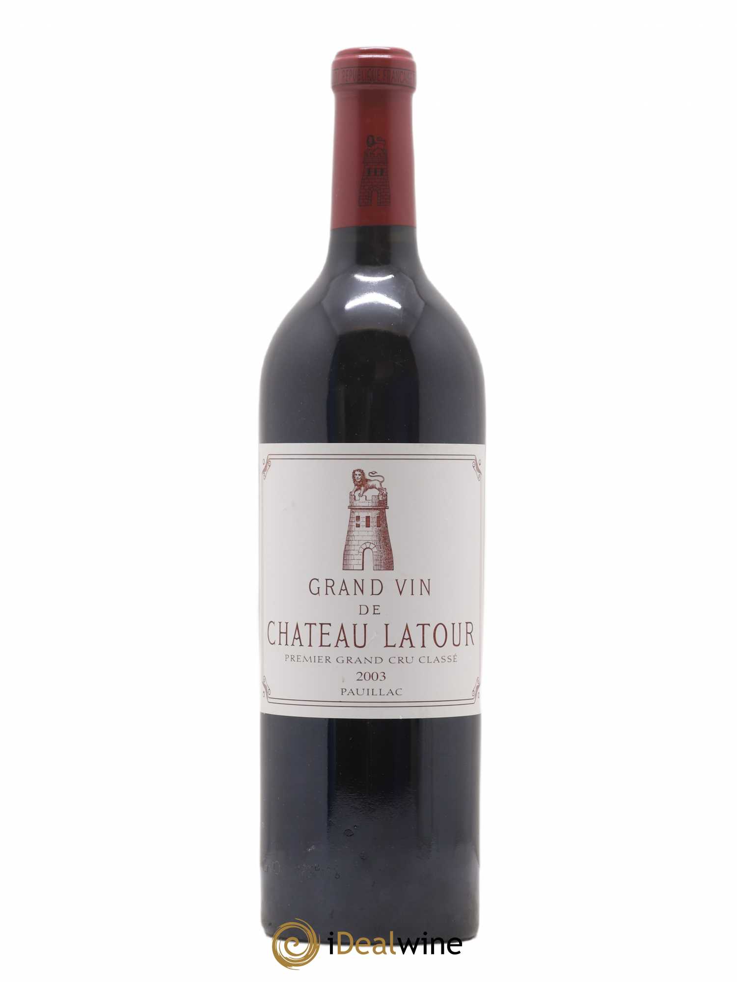 Château Latour 1er Grand Cru Classé 2003 - Lot de 1 bouteille - 0