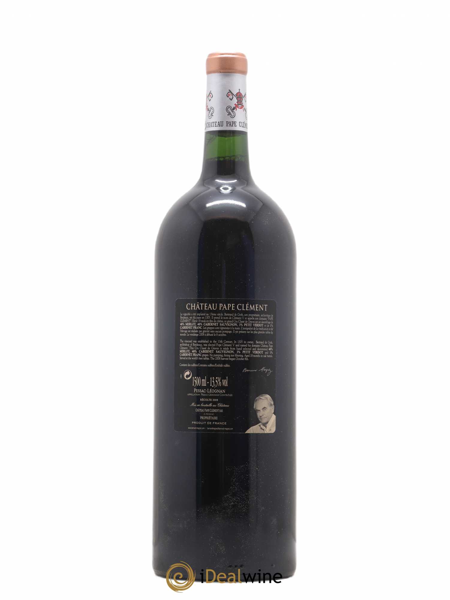 Château Pape Clément Cru Classé de Graves 2008 - Lot de 1 magnum - 1