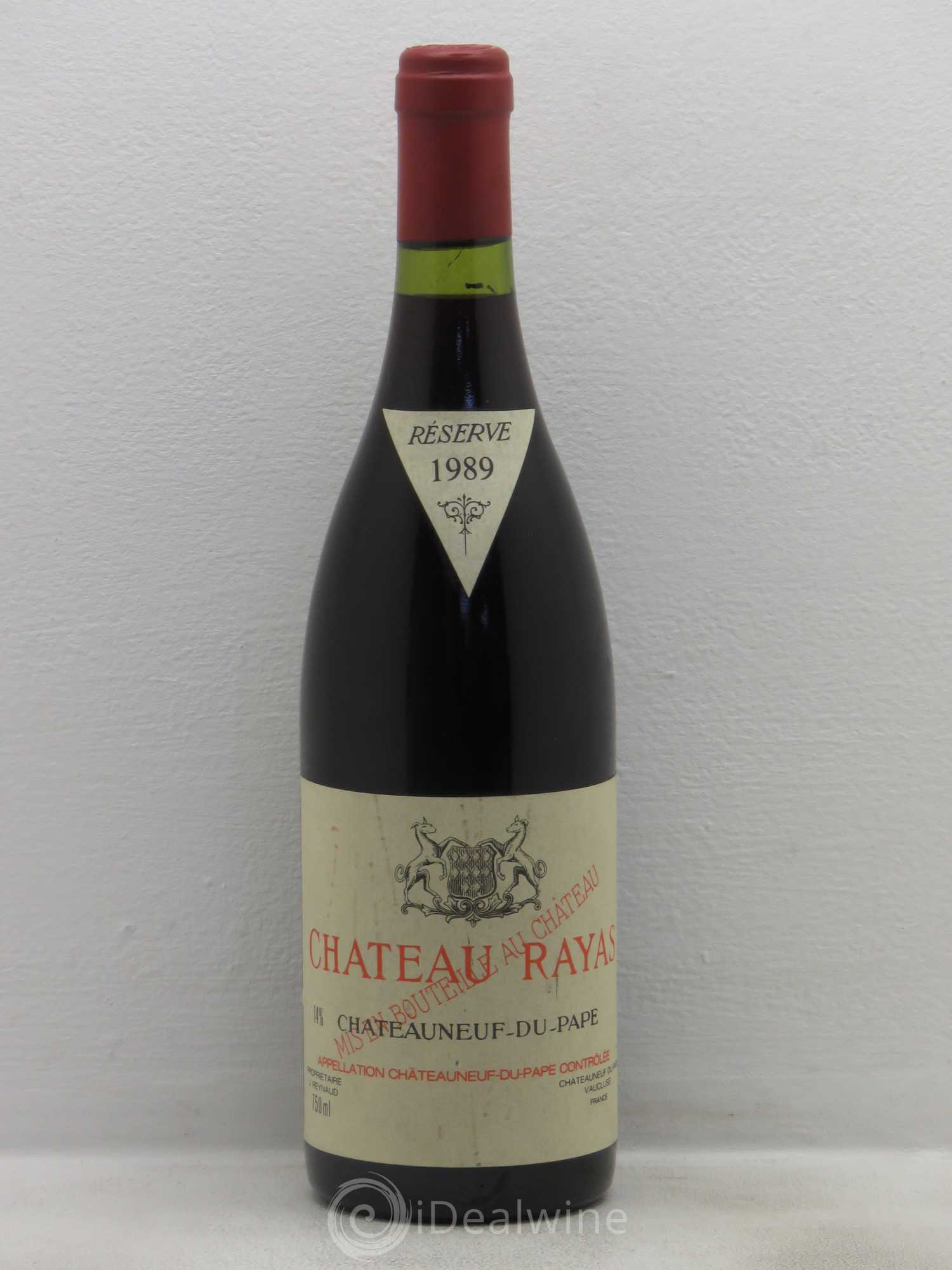 Châteauneuf-du-Pape Château Rayas Emmanuel Reynaud 1989 - Lot de 1 bouteille - 0