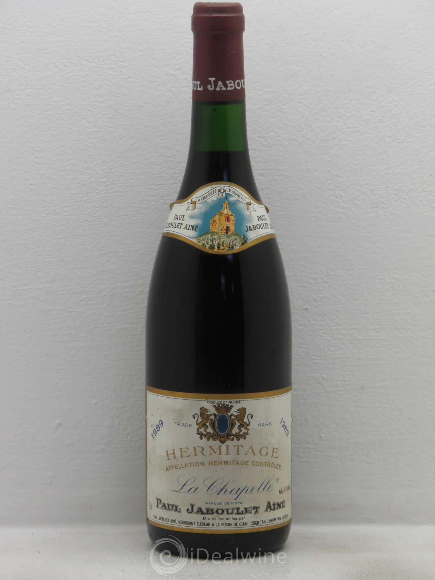 Hermitage La Chapelle Paul Jaboulet Ainé 1989 - Lot de 1 bouteille - 0